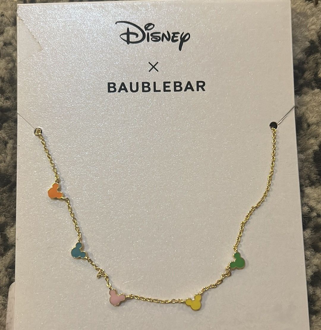 Disney Baublebar x Disney Mickey Mouse Crystal Station Necklace Size ONE SIZE - 2 Thumbnail