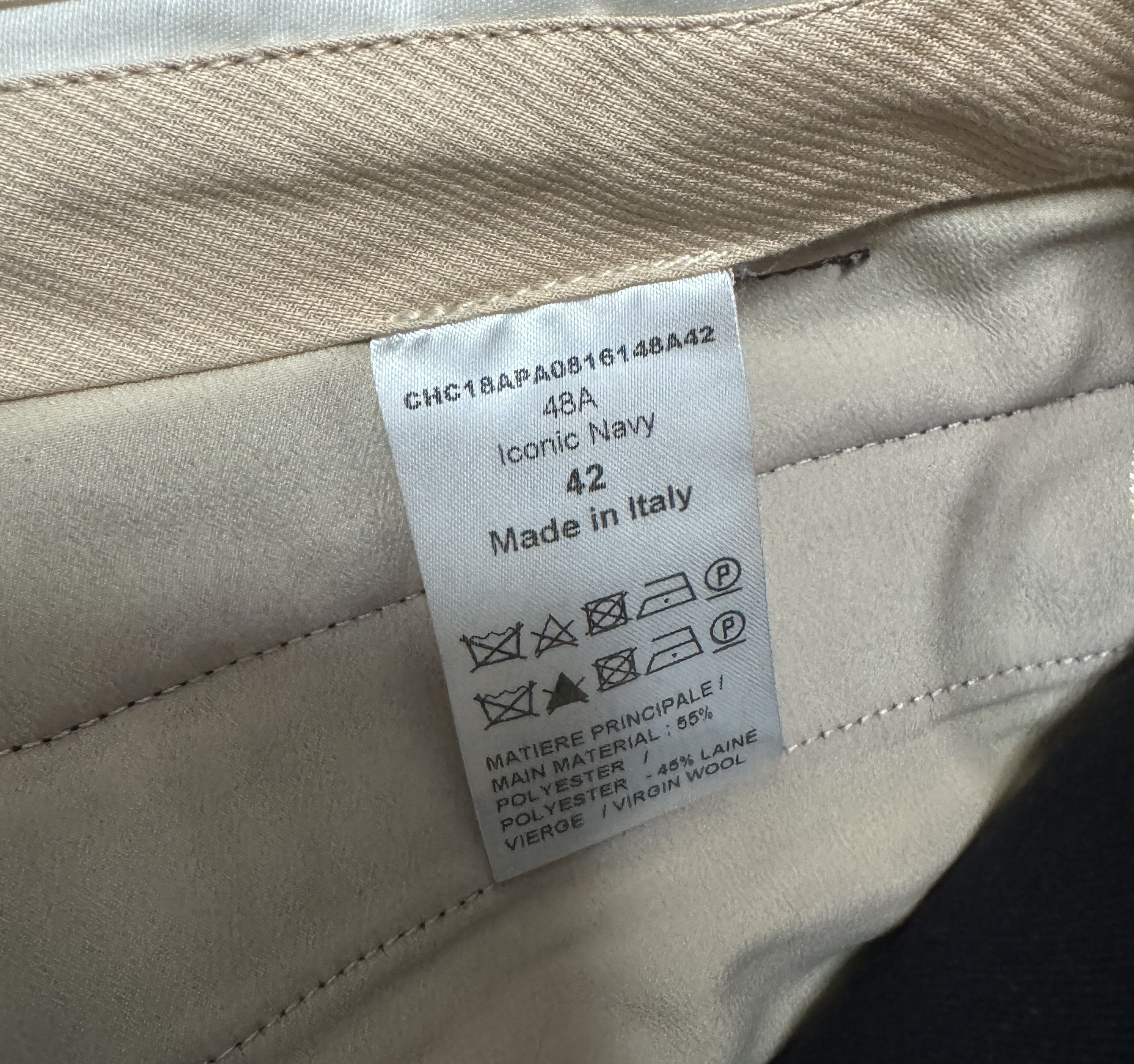 Chloe Chloe High Waisted Cargo Trousers Pants Iconic Navy Size 42 Size 28" / US 6 / IT 42 - 14 Thumbnail
