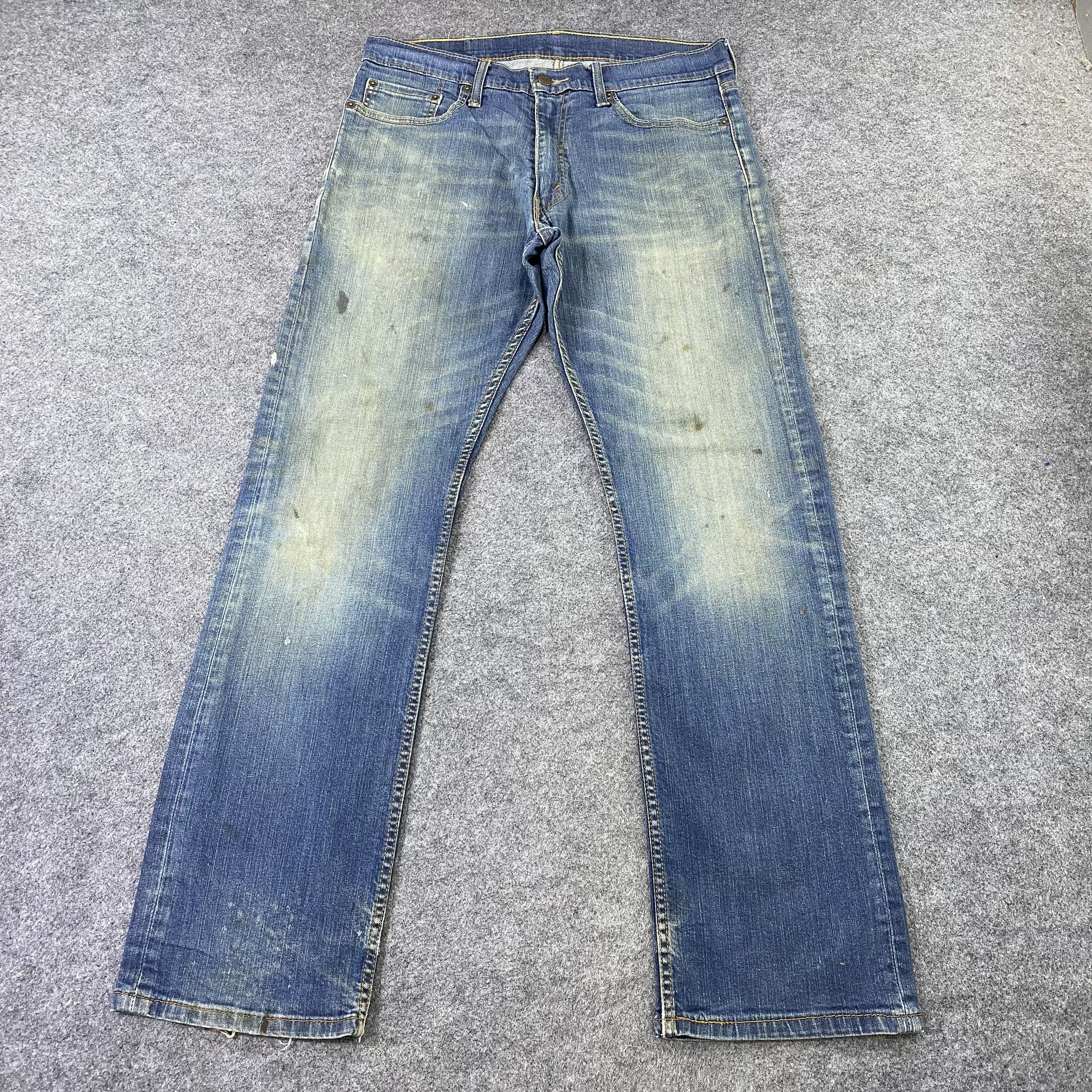 Jean × Levi's × Vintage Vintage Levis 514 Blue Wash Jeans-J1141 Size US 34 / EU 50 - 2 Thumbnail