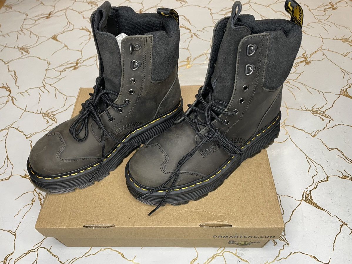 Dr. Martens DR. MARTENS ZEBZAG 8 TIES BURNISH WAXY BOOTS US10 UK8 EU42 Size US 9.5 / EU 42-43 - 4 Thumbnail
