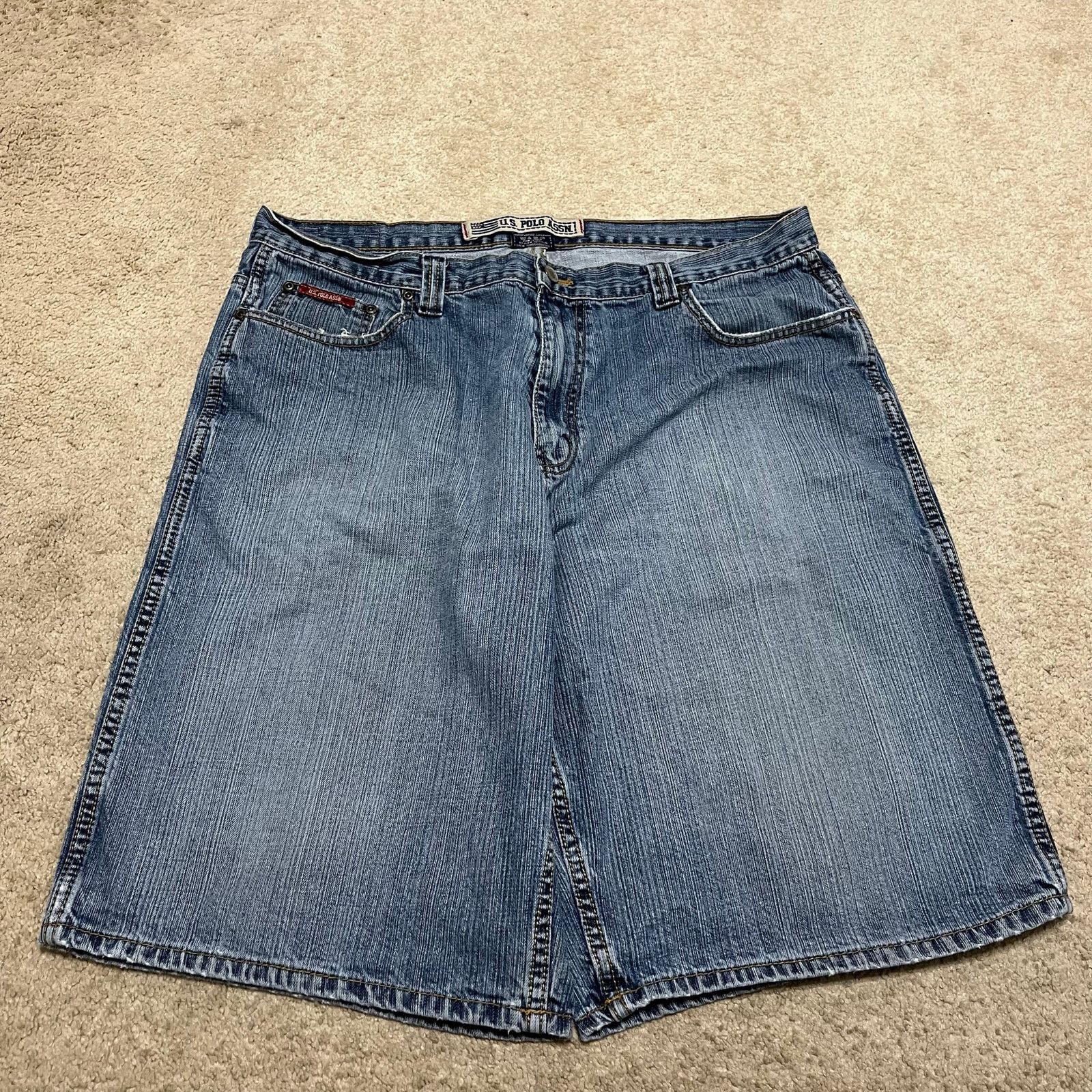 U.S. Polo Assn. U.S. Polo Assn Y2K Baggy Skater Hio Hop Jorts 38W Size US 38 / EU 54 - 1 Thumbnail