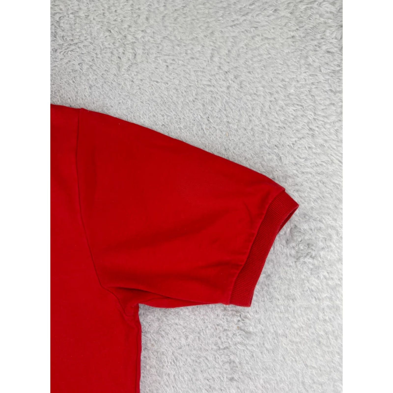 Ralph Lauren VINTAGE Polo Ralph Lauren Shirt Polo Shirt Adult Large Red 100% Cotton Jersey Golf Golfer Mens Size US L / EU 52-54 / 3 - 2 Thumbnail