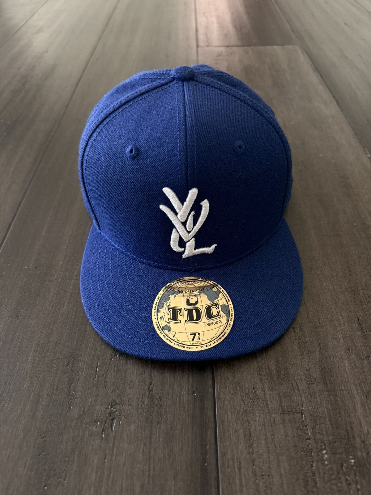Playboi Carti YVL Fitted Cap 7 5/8 Blue | Grailed