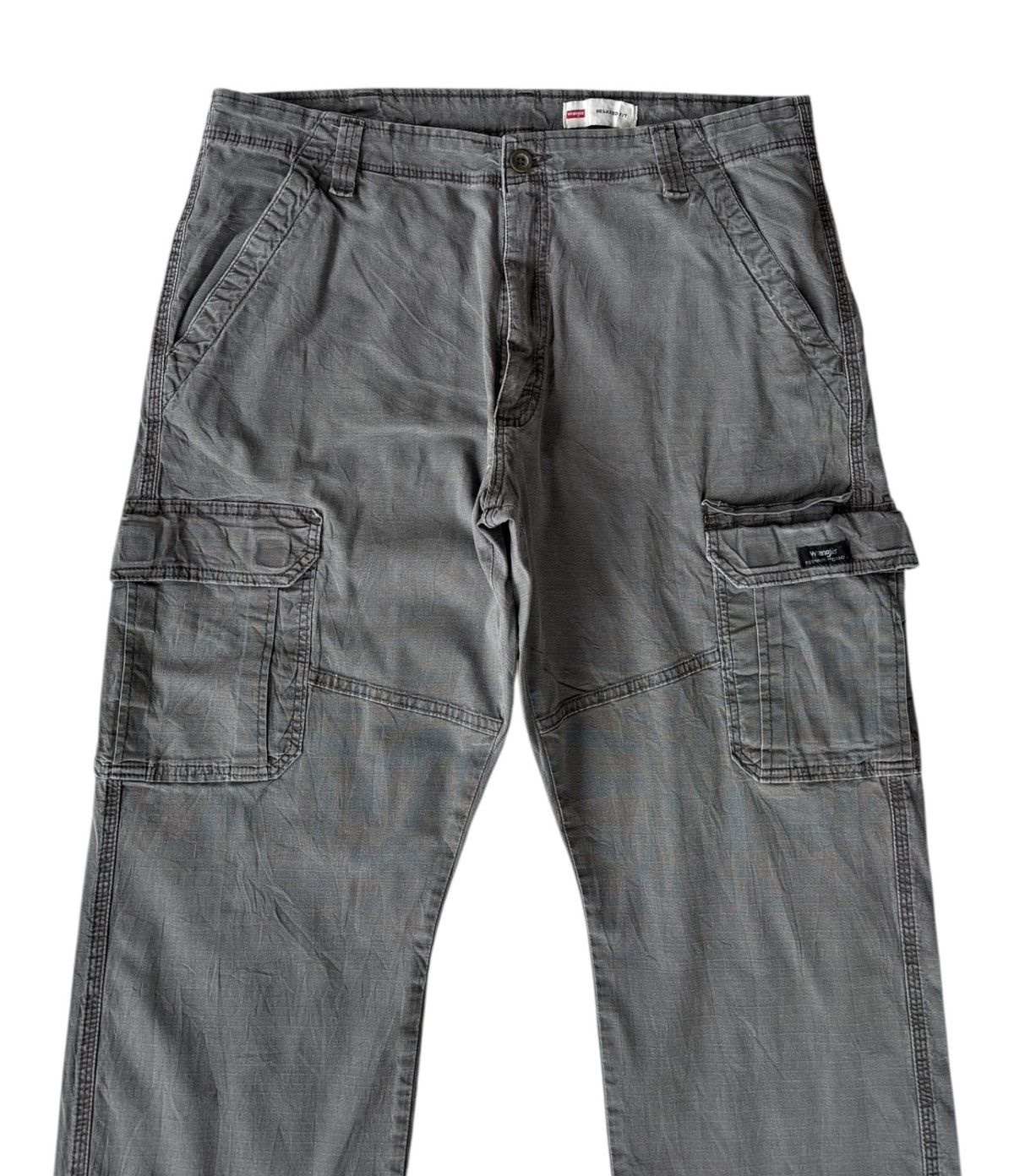 If Six Was Nine × Le Grande Bleu (L.G.B.) × Wrangler 🔥VINTAGE WRANGLER RELAXED FIT BAGGY CARGO PANTS Size US 36 / EU 52 - 5 Thumbnail