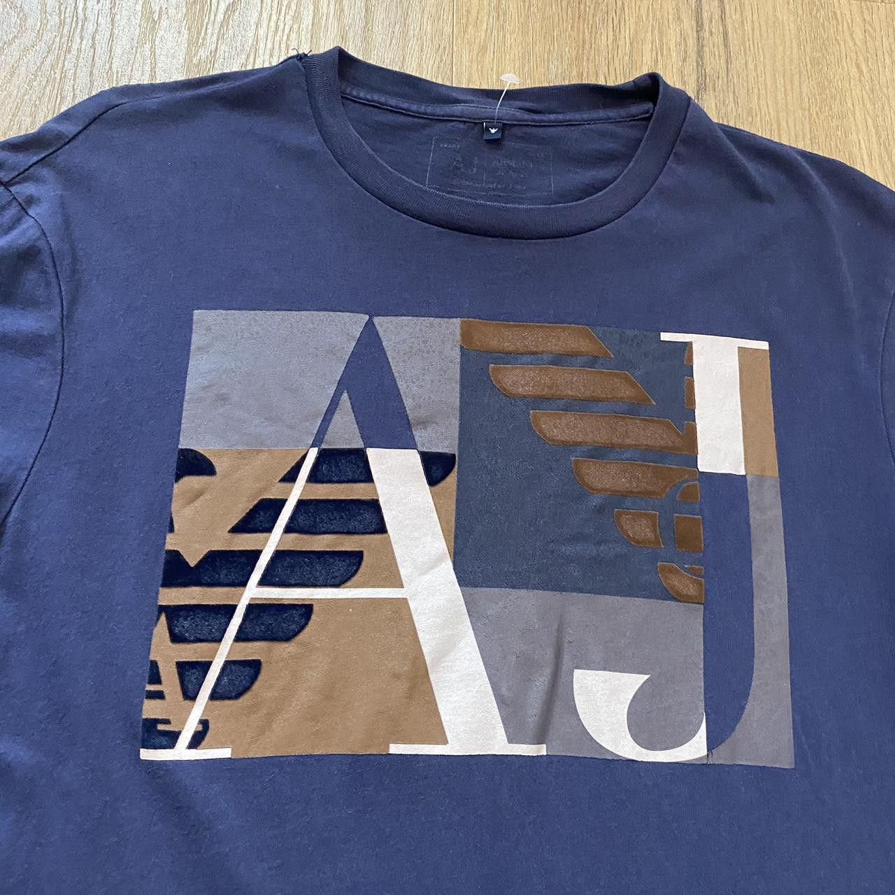 Giorgio Armani Navy and blue Armani t-shirt Premium Gym big print Size US S / EU 44-46 / 1 - 3 Thumbnail