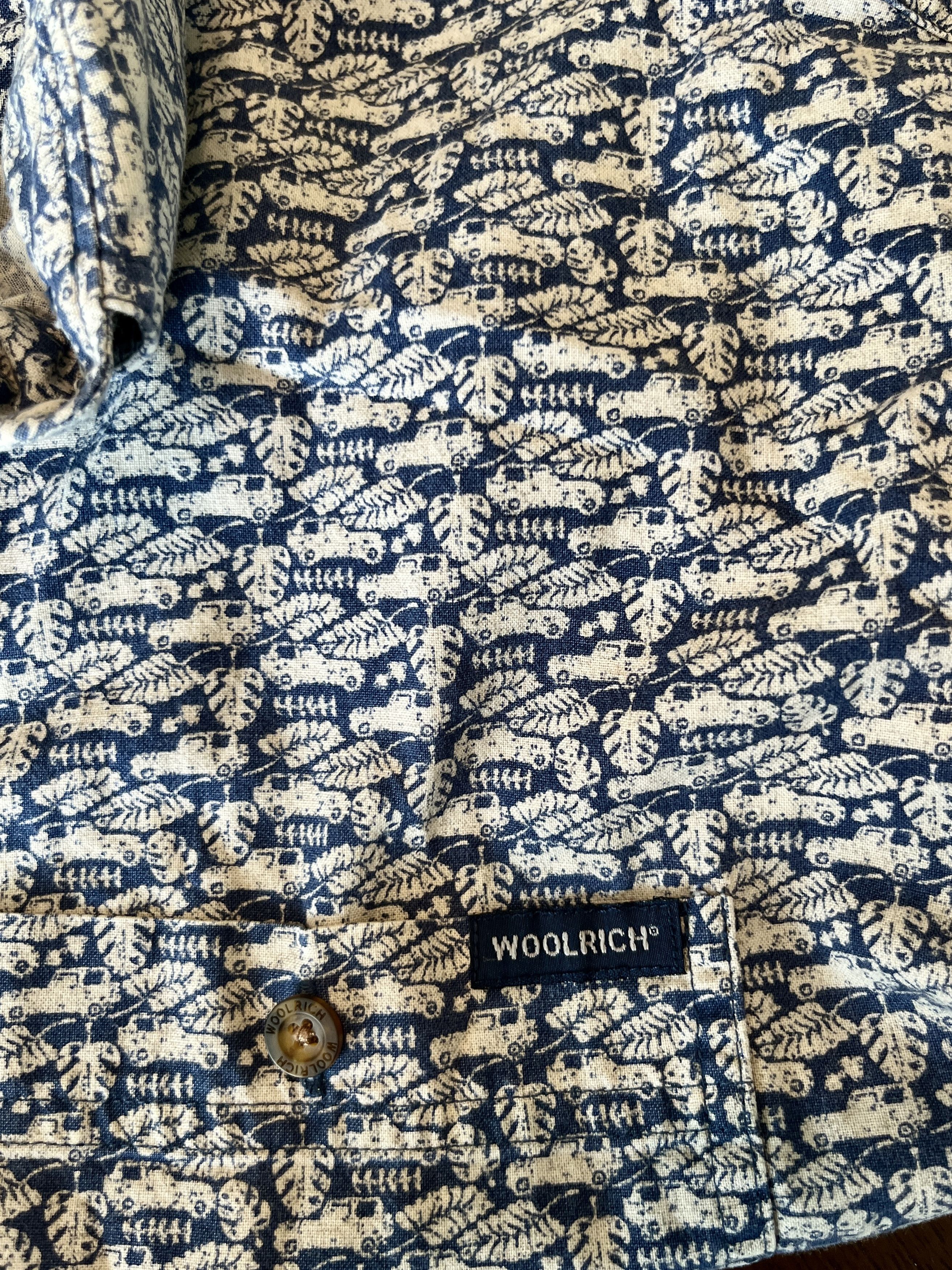 Woolrich Woolen Mills Woolrich Vintage SUV & Monstera Leaf Print Shirt 2XL Size US XXL / EU 58 / 5 - 5 Thumbnail