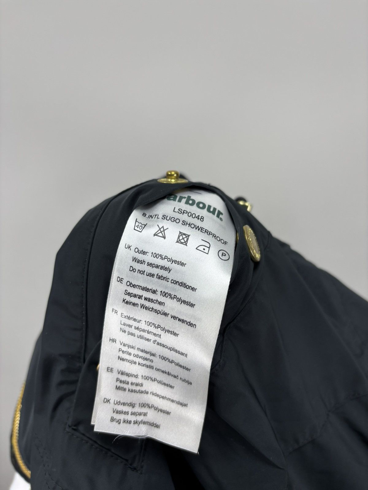 Barbour Womens jacket Barbour International Sugo Showerproof Size 4 Size XS / US 0-2 / IT 36-38 - 11 Thumbnail