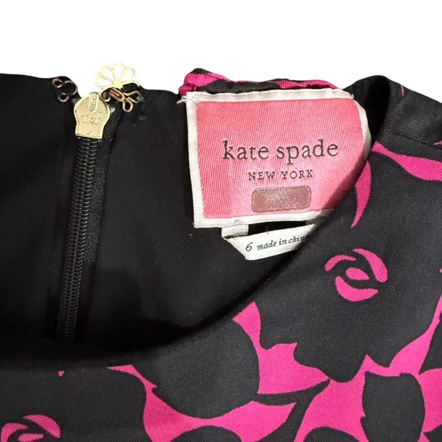 Kate Spade Kate Spade New York Rosy Garden Tie-Waist Dress, Size US 6 Size M / US 6-8 / IT 42-44 - 5 Thumbnail