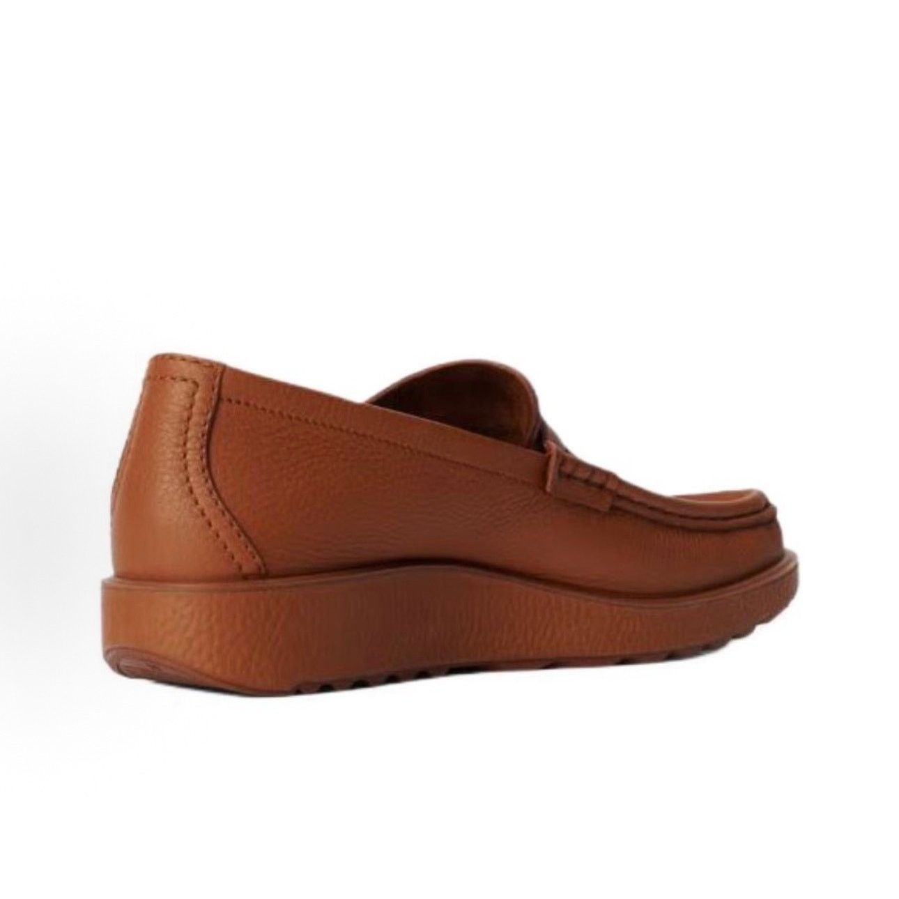 Ecco ECCO AT. KOLLEKTIVE MEN'S 46 BROWN LEATHER JOKE LOAFER NIB Size US 12.5 / EU 45-46 - 3 Thumbnail