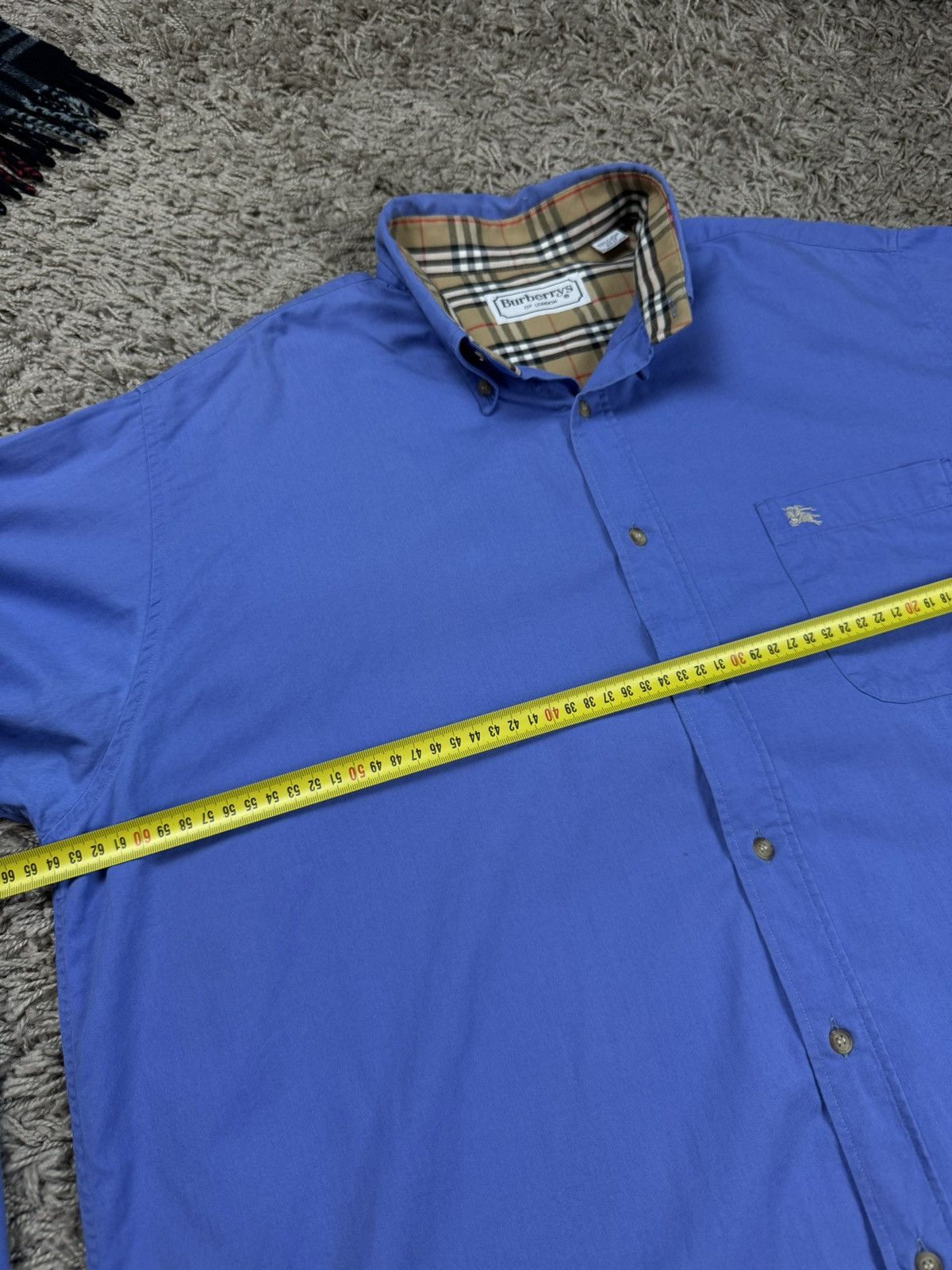 Burberry Classic blue shirt Burberry original luxury old money item Size US XL / EU 56 / 4 - 4 Thumbnail