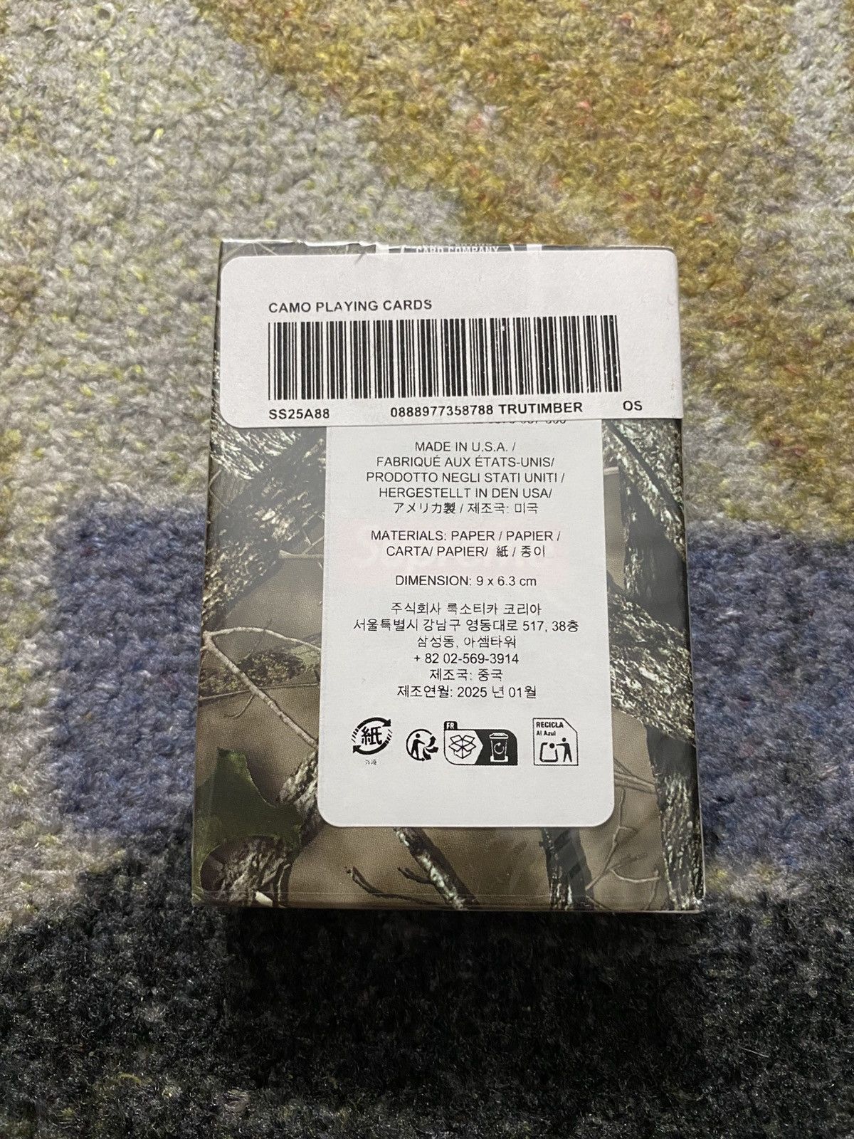 Supreme Supreme Camouflage Playing Cards Size ONE SIZE - 2 Thumbnail