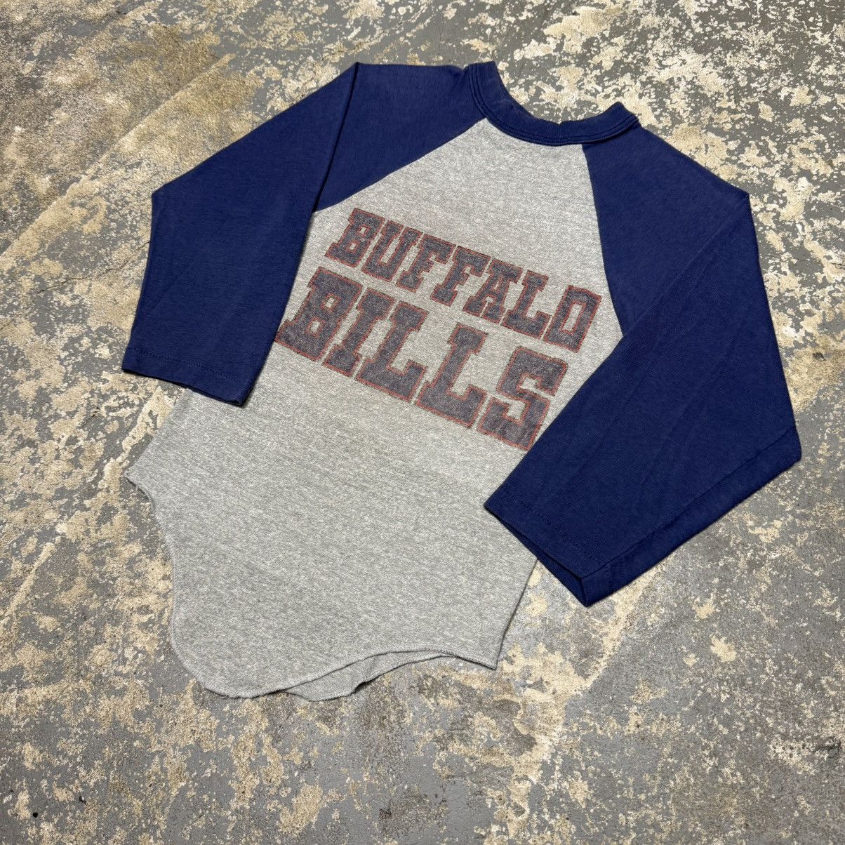NFL Vintage Buffalo Bills NFL Logo 7 Baby Tshirt 70s 80s Size US XXS / EU 40 - 2 Thumbnail