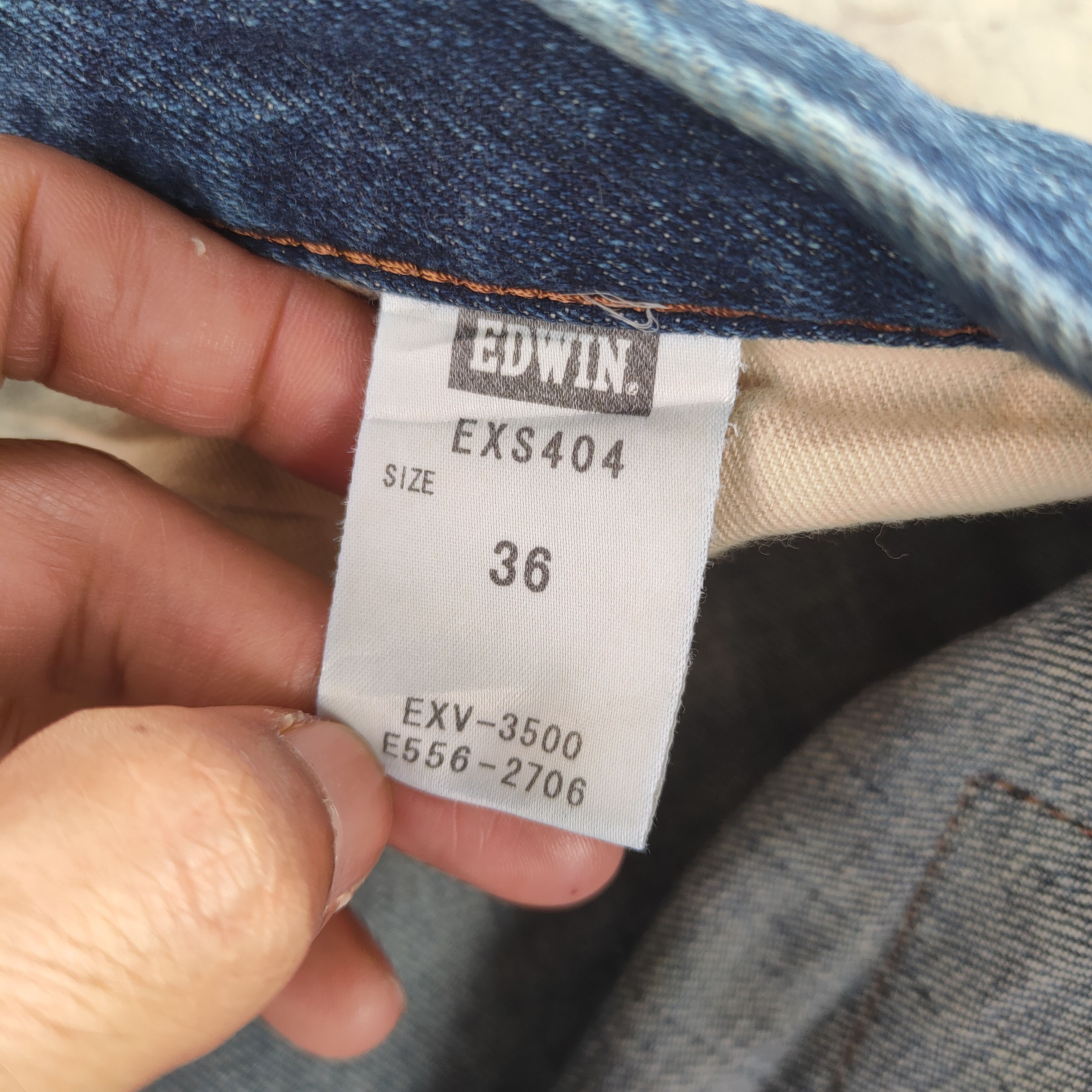 Edwin vintage Edwin faded distressed denim jeans pants Size US 38 / EU 54 - 15 Thumbnail