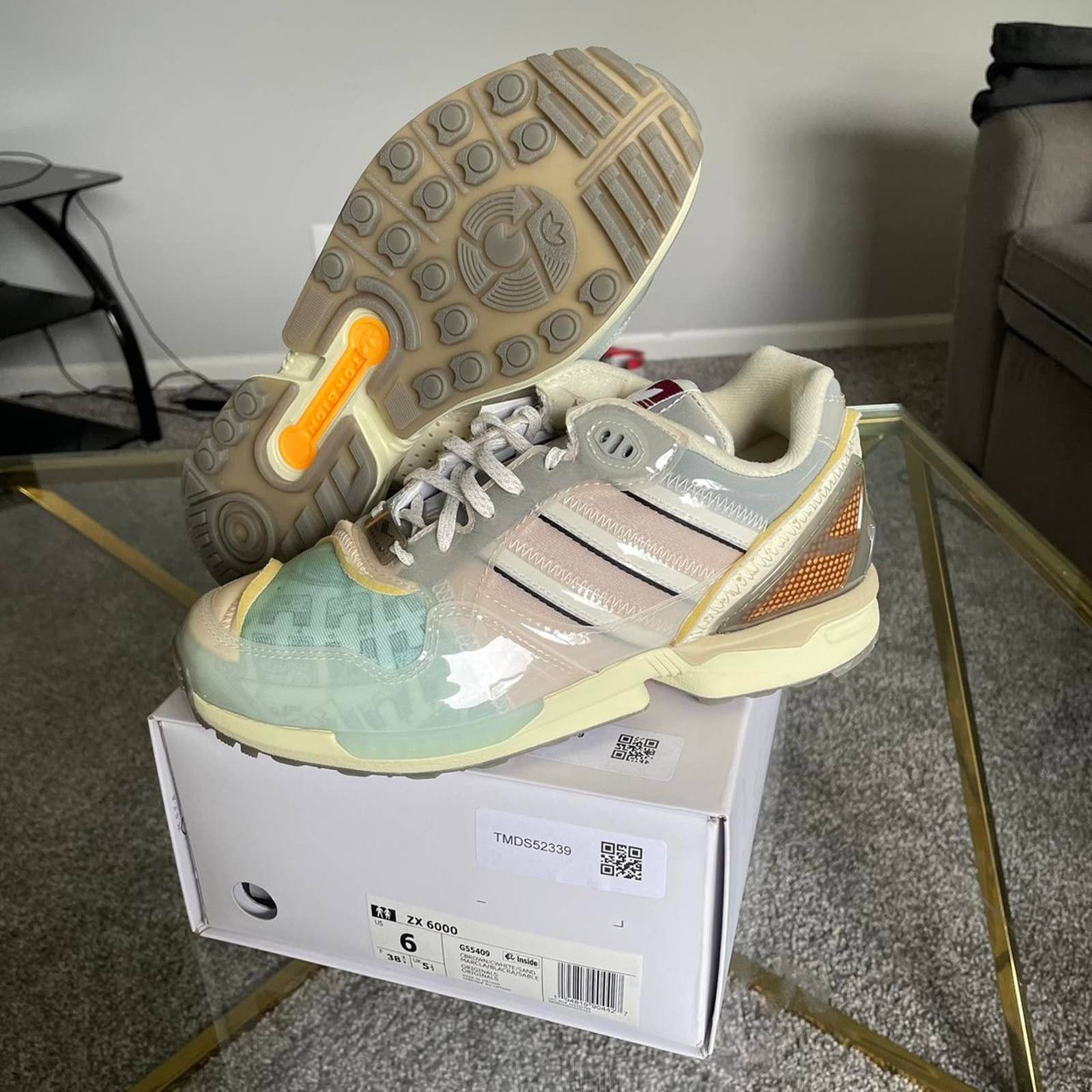 みかん EU38/24.5cm Adidas Adidas ZX 55 eu38 | Grailed