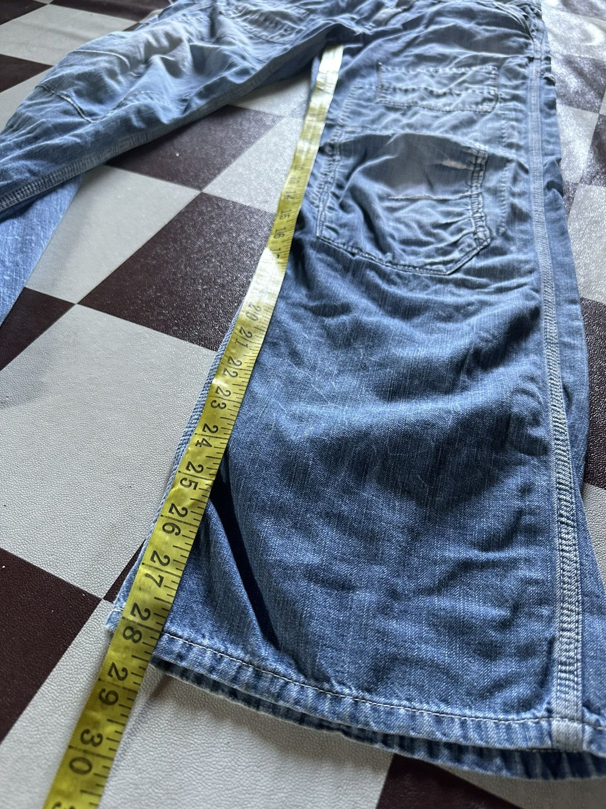 Japanese Brand Denim & dungare sashiko carpenter jeans Size US 30 / EU 46 - 16 Thumbnail