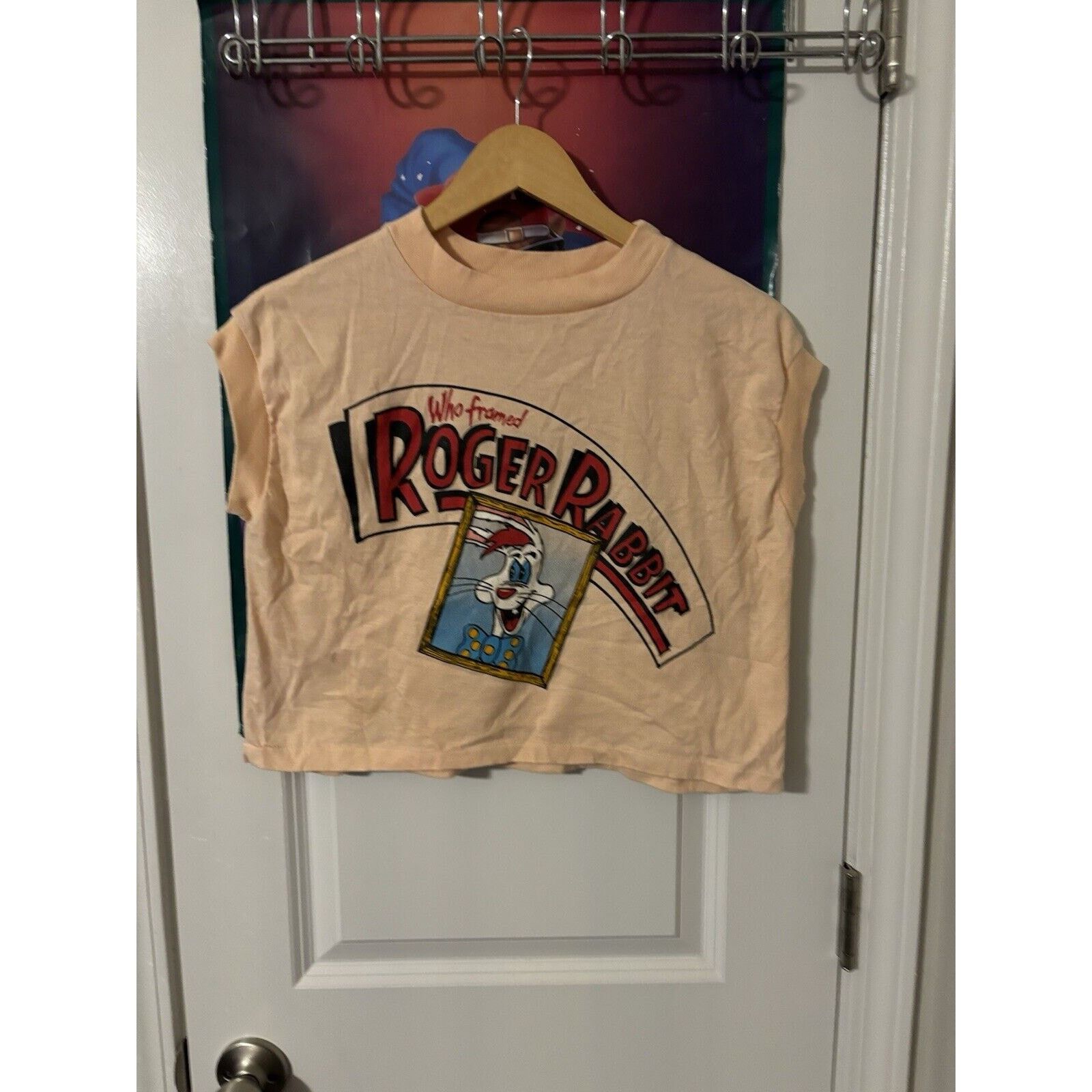 Other Vintage roger rabbit ladies pink croptop rare size Unknown Size US XL / EU 56 / 4 - 1 Thumbnail