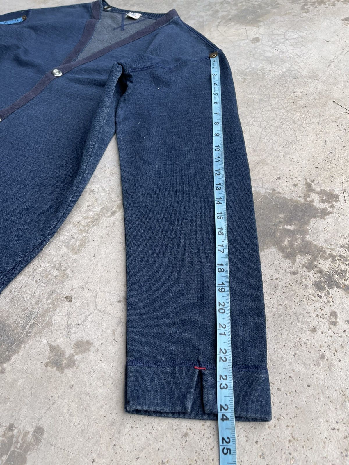 Eternal × Japanese Brand × Pure Blue Japan Pure indigo Eternal Cardigan Jacket Size US M / EU 48-50 / 2 - 15 Thumbnail