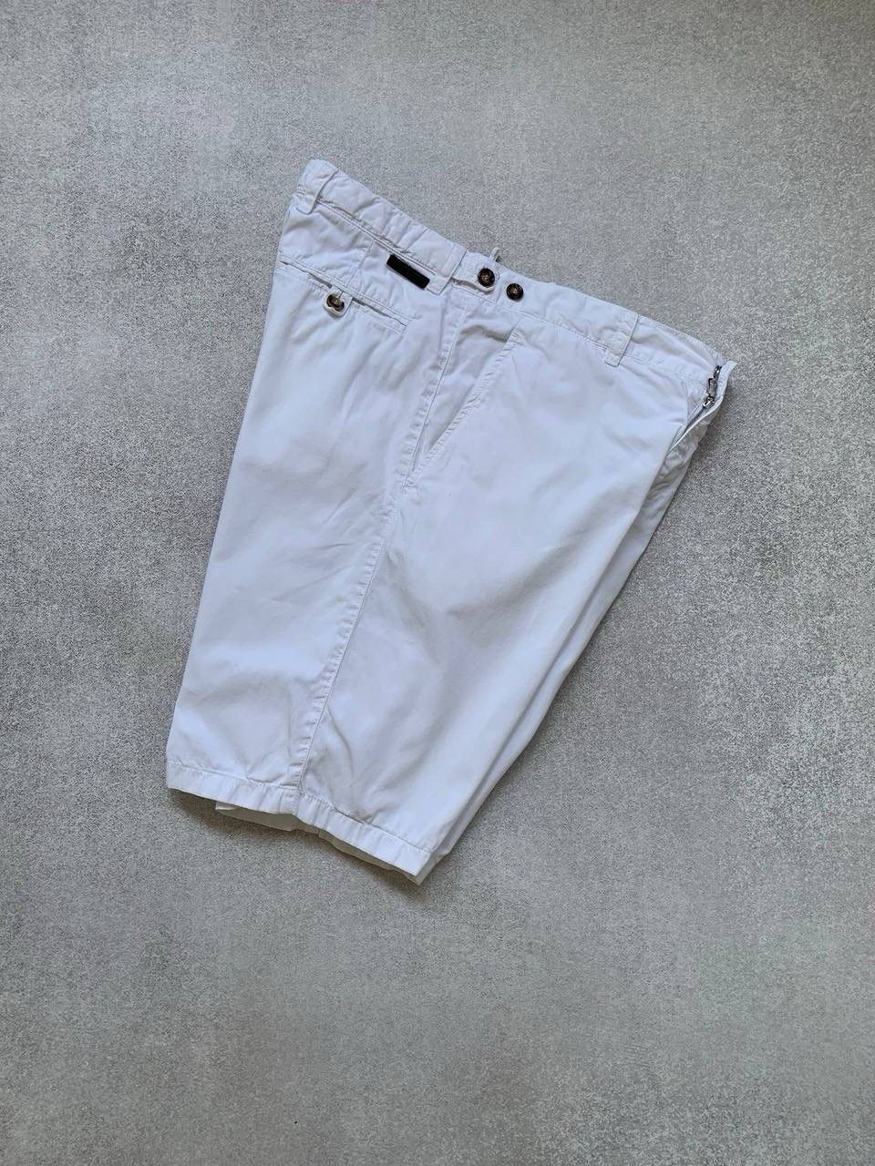Prada Prada Milano White Vintage Shorts Man Luxury Cotton Pants Size US 32 / EU 48 - 2 Thumbnail