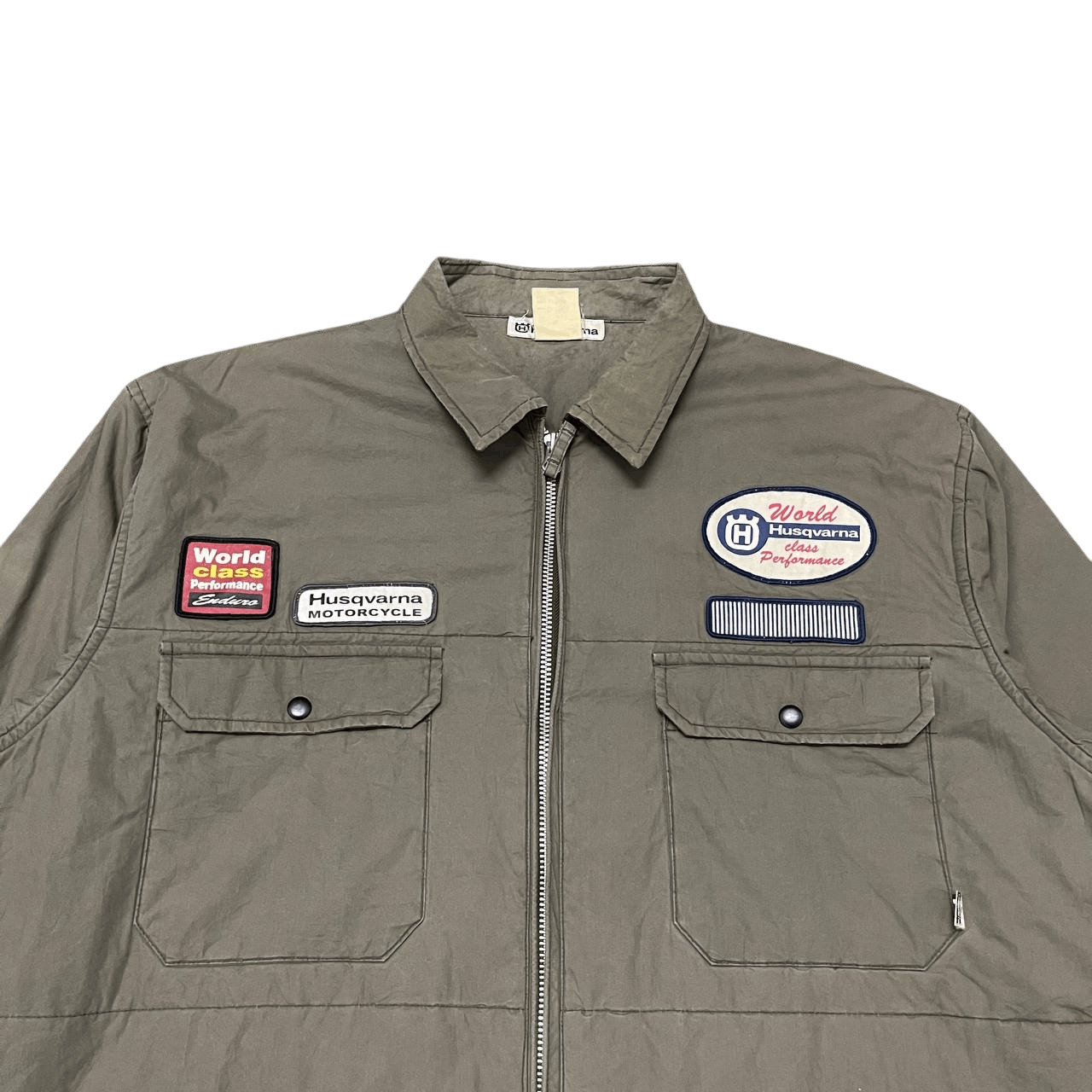 Japanese Brand Vintage Husqvarna Motorcycle Jacket Size US L / EU 52-54 / 3 - 2 Thumbnail
