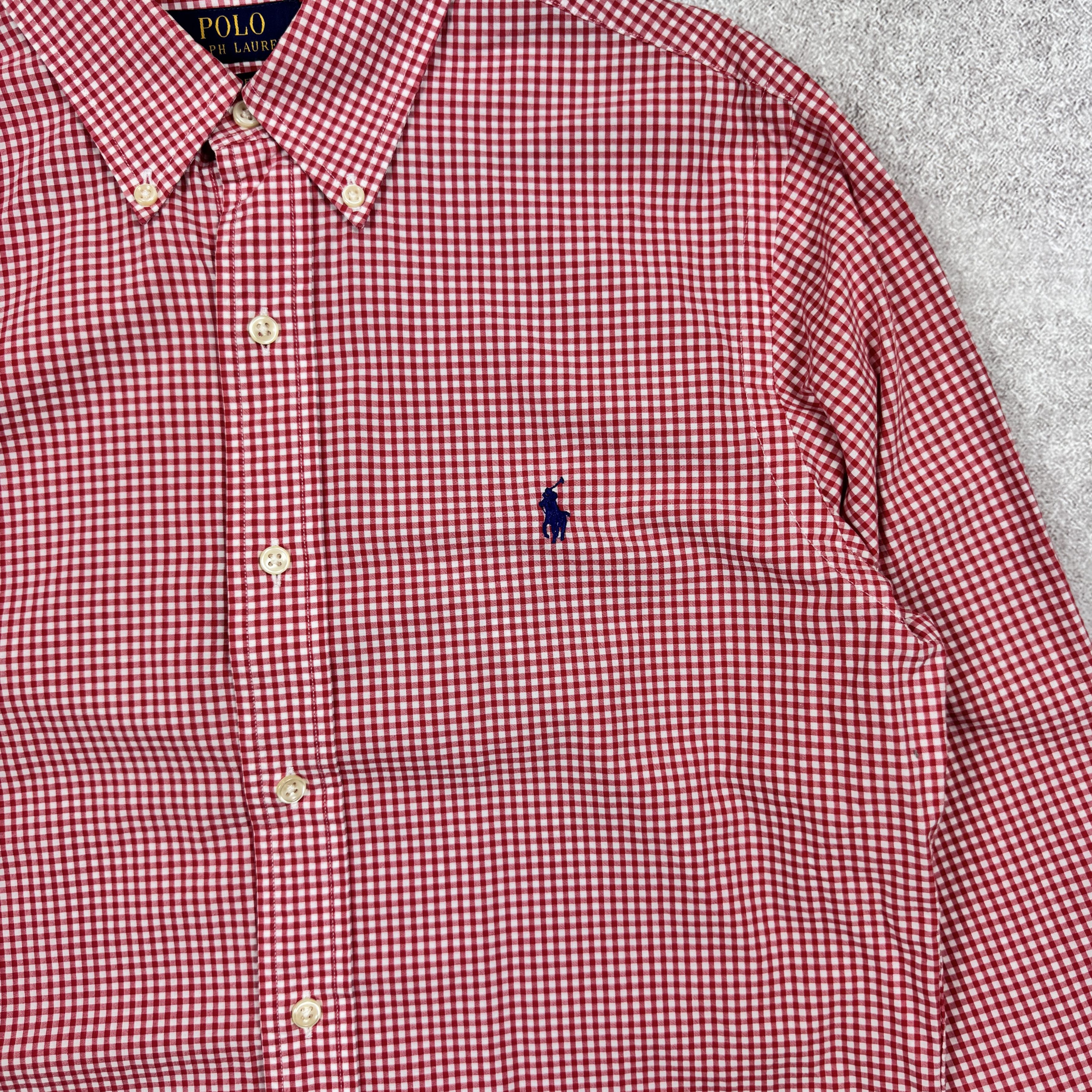 Polo Ralph Lauren Men`s Polo Ralph Lauren Slim Fit Cotton Shirt Size M Size US M / EU 48-50 / 2 - 4 Thumbnail