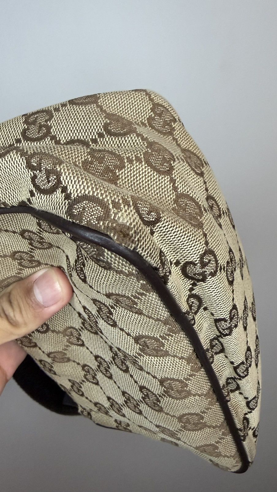 Gucci Gucci Beige and Brown GG Canvas Shoulder Bag Size ONE SIZE - 4 Thumbnail