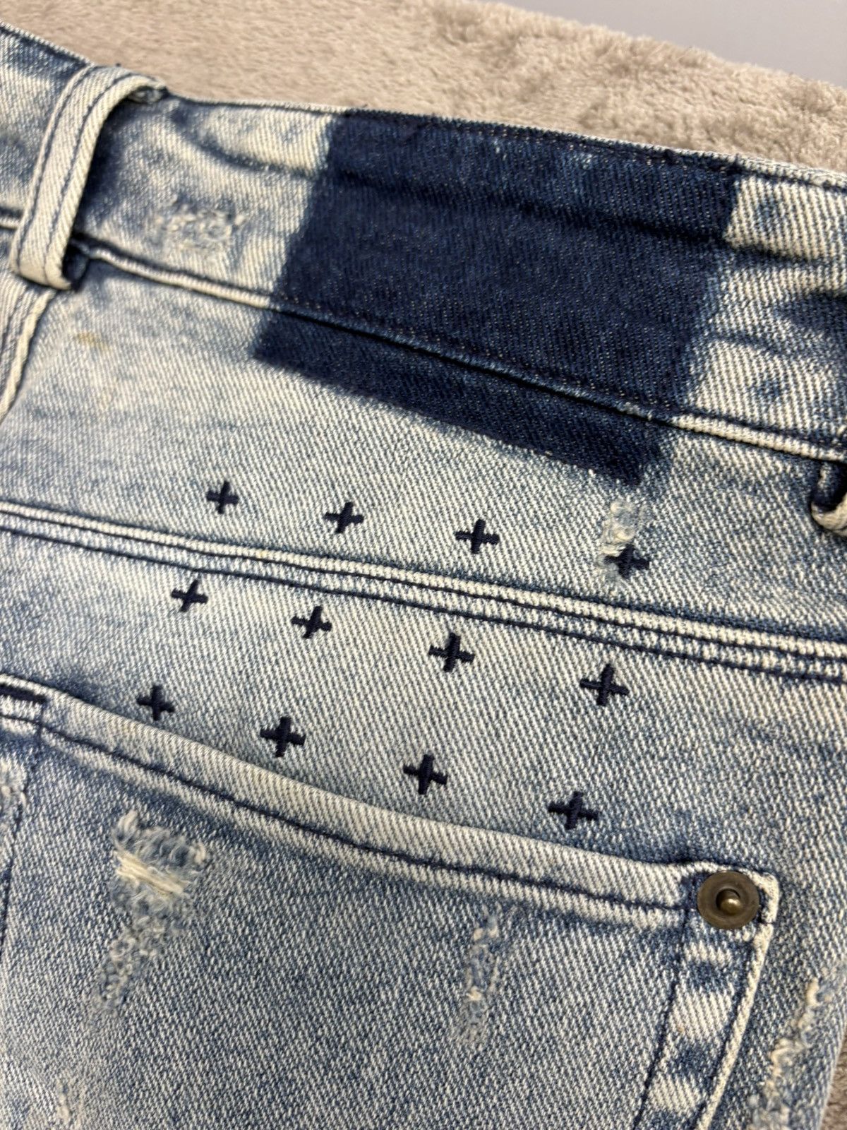 Ksubi Ksubi jeans painted light blue Size 26 Size 27" / US 4 / IT 40 - 9 Thumbnail