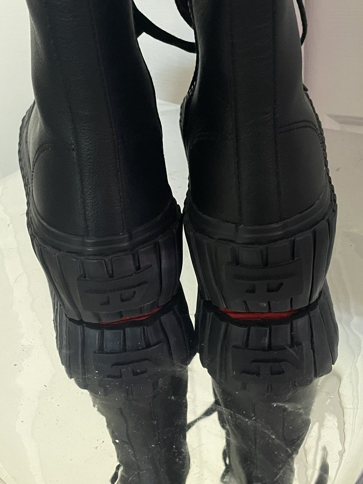Diesel DIESEL Thigh-high red bottom sneakers Size US 7 / IT 37 - 4 Thumbnail
