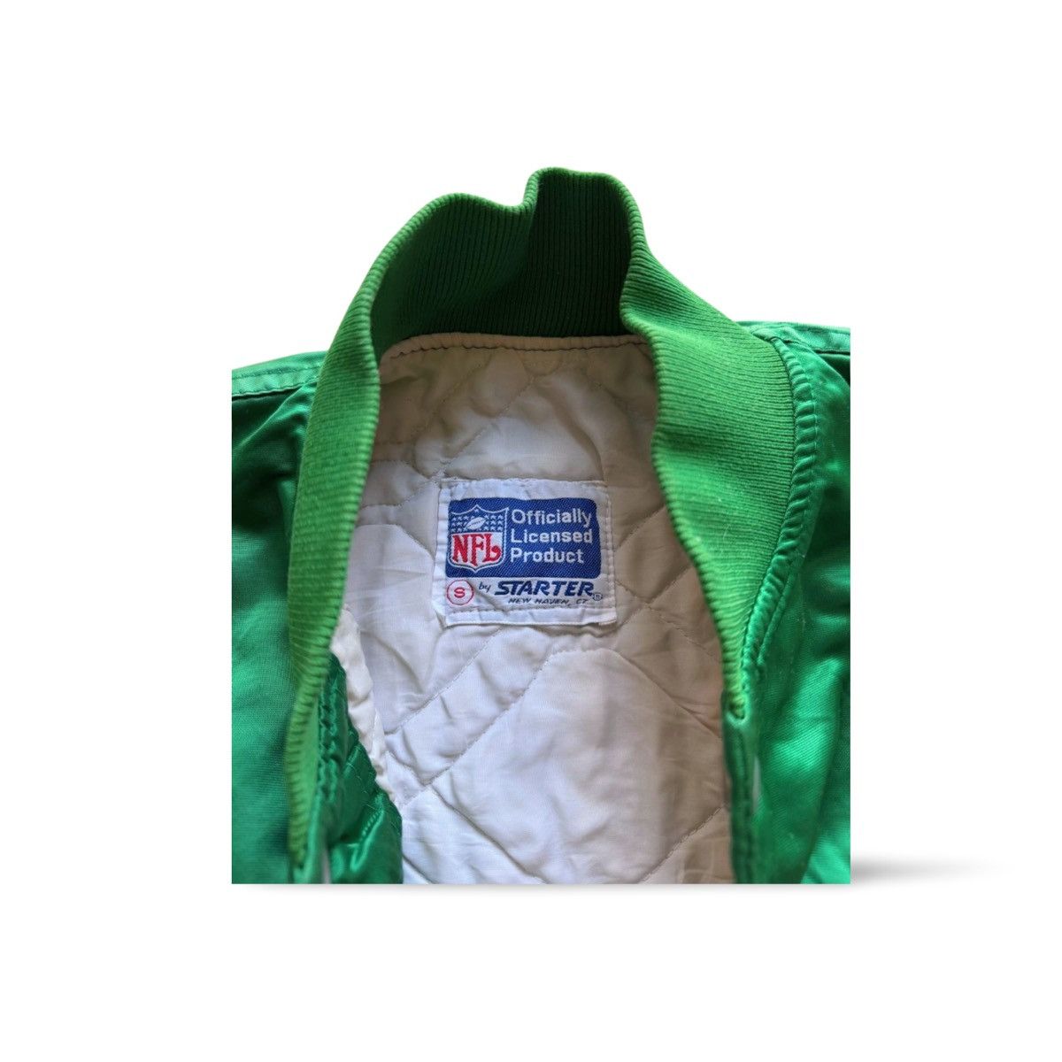 Starter Vintage NY Jets Satin Starter Bomber Jacket Size US S / EU 44-46 / 1 - 4 Thumbnail