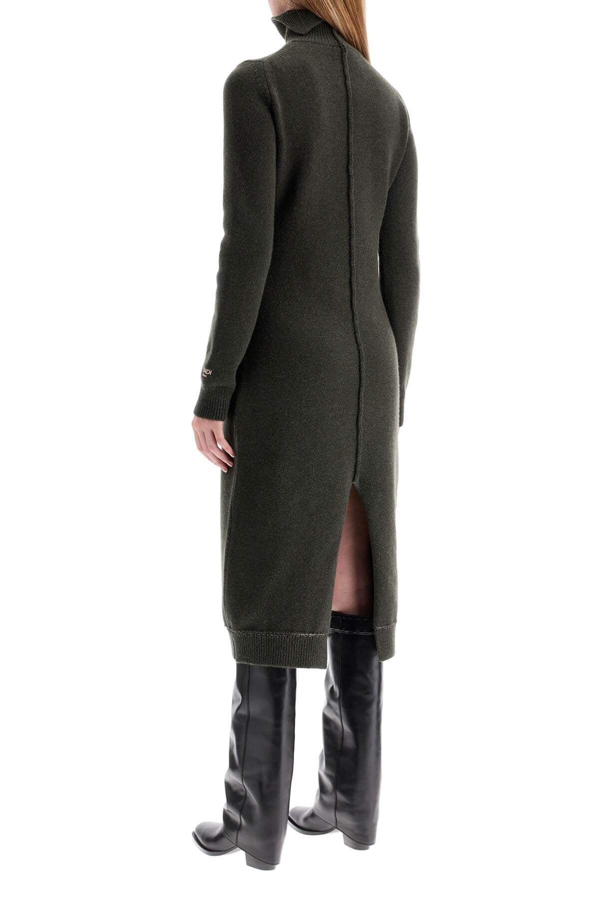Fendi o1loc1c0426 Dress in Green Size M / US 6-8 / IT 42-44 - 3 Thumbnail