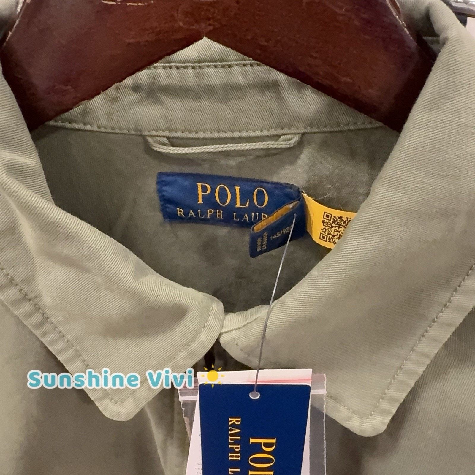Polo Ralph Lauren NWT Polo Ralph Lauren Women Cotton Twill JACKET Olive medium Size M / US 6-8 / IT 42-44 - 7 Thumbnail