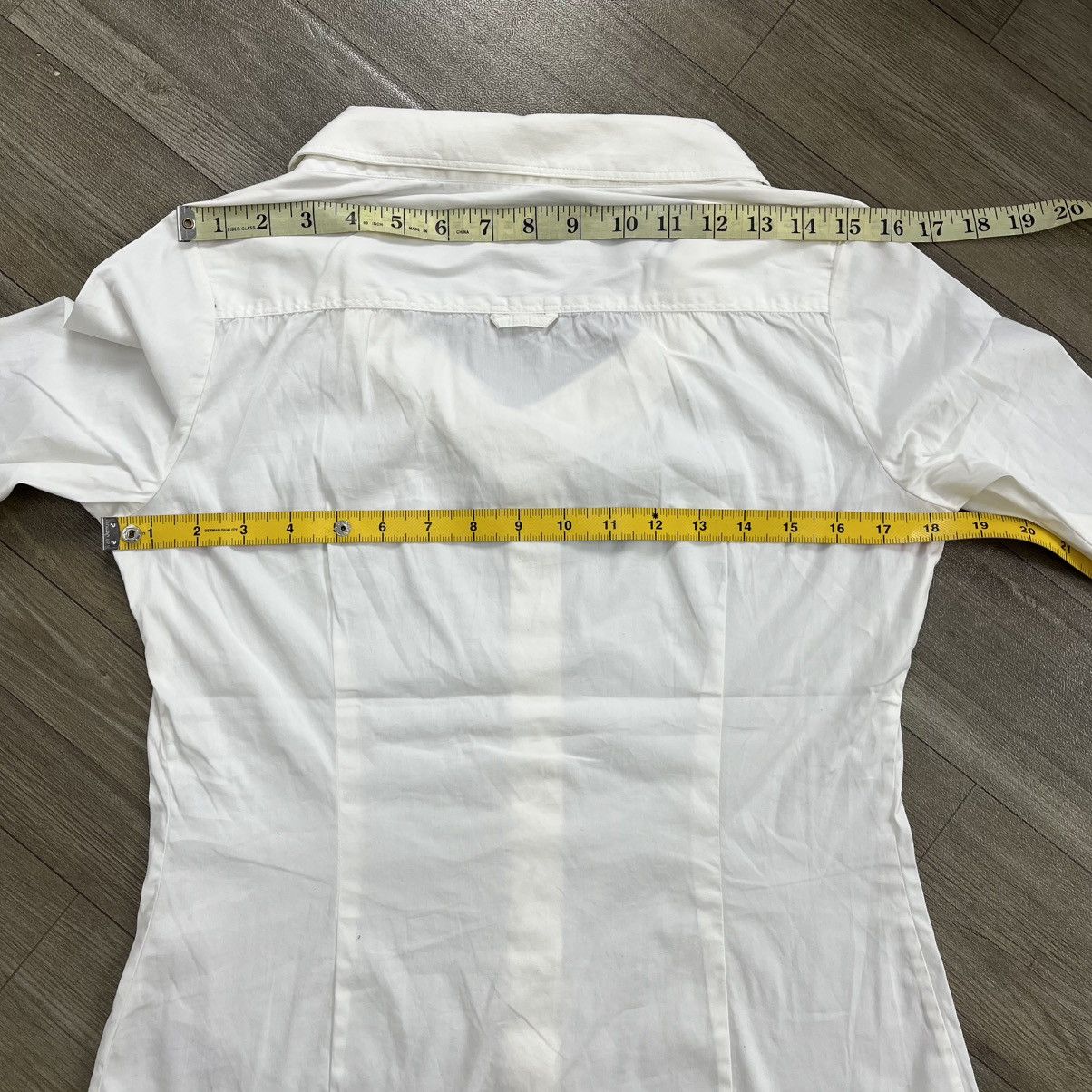 Burberry Burberry London Nova Check White Collared Long Sleeve Shirt Size XS / US 0-2 / IT 36-38 - 18 Thumbnail