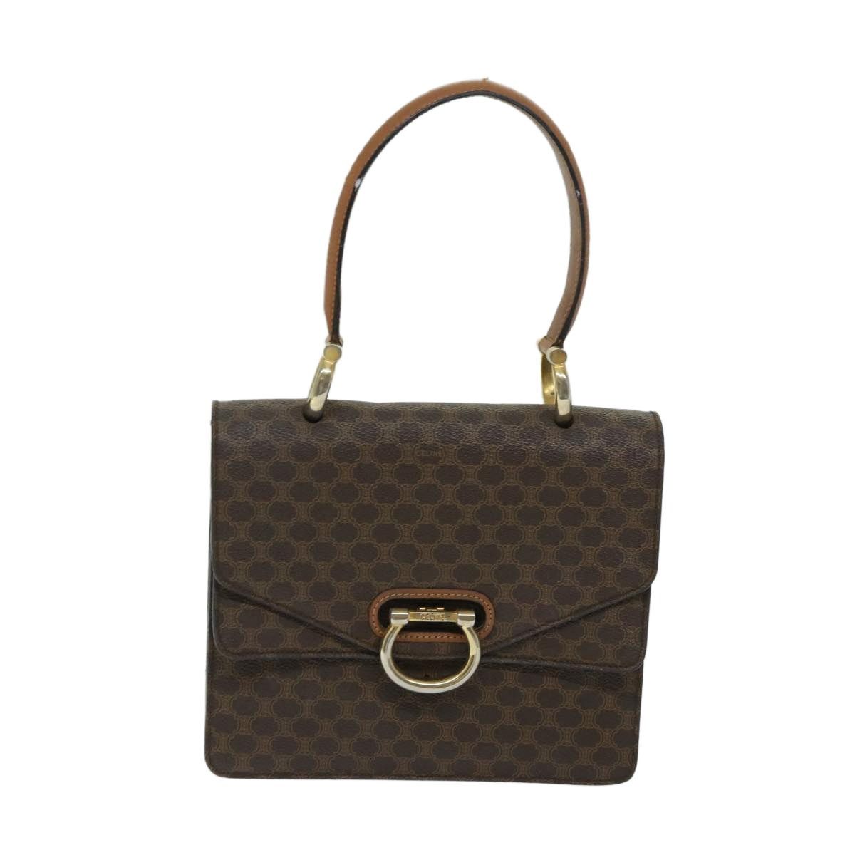 Celine CELINE Macadam Canvas Hand Bag Pvc Brown Size ONE SIZE - 2 Thumbnail