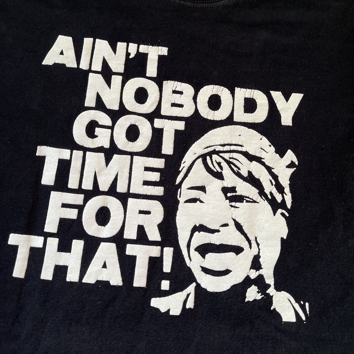 Vintage Vintage 2000s Ain’t Nobody Got Time for That Meme Humor Tee Size US S / EU 44-46 / 1 - 3 Thumbnail