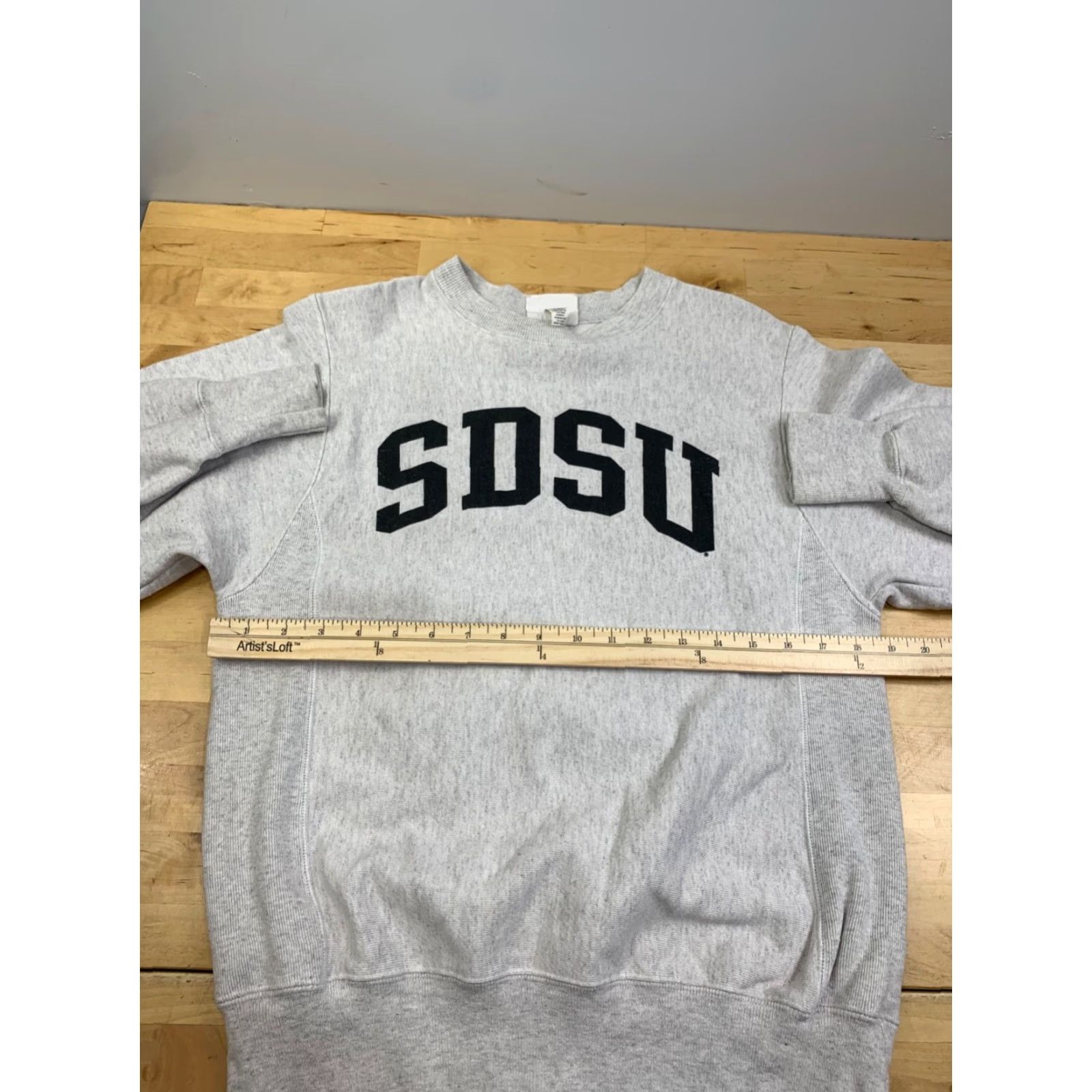 Champion VINTAGE Champion Reverse Weave San Diego State Aztec Pullover Sweatshirt Adult XS Gray Aztec College Mens XS Size US XS / EU 42 / 0 - 5 Thumbnail