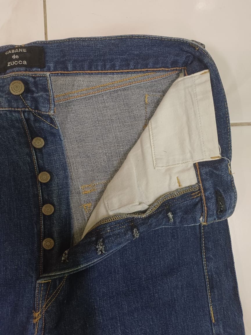 CABANE de ZUCCa Cabane De Zucca Buckle Back Selvedge Jeans Size US 31 - 14 Thumbnail