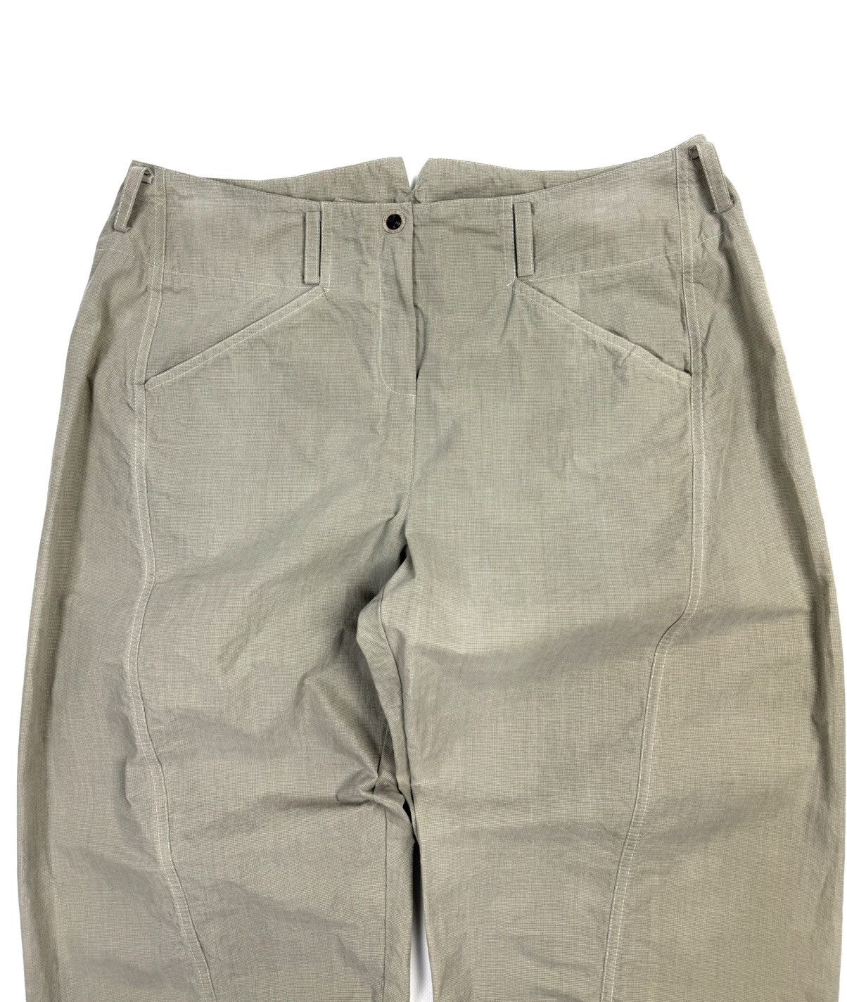 Annette Gortz Annette Görtz Rare Waxed Pants Gingham Beige L/XL Avantgarde Size 36" / US 14 / IT 50 - 5 Thumbnail