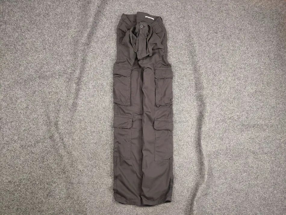 Japanese Brand Vintage Japan Style Y2K Straight Multicargo Gray Baggy Pants Size US 32 / EU 48 - 1 Thumbnail