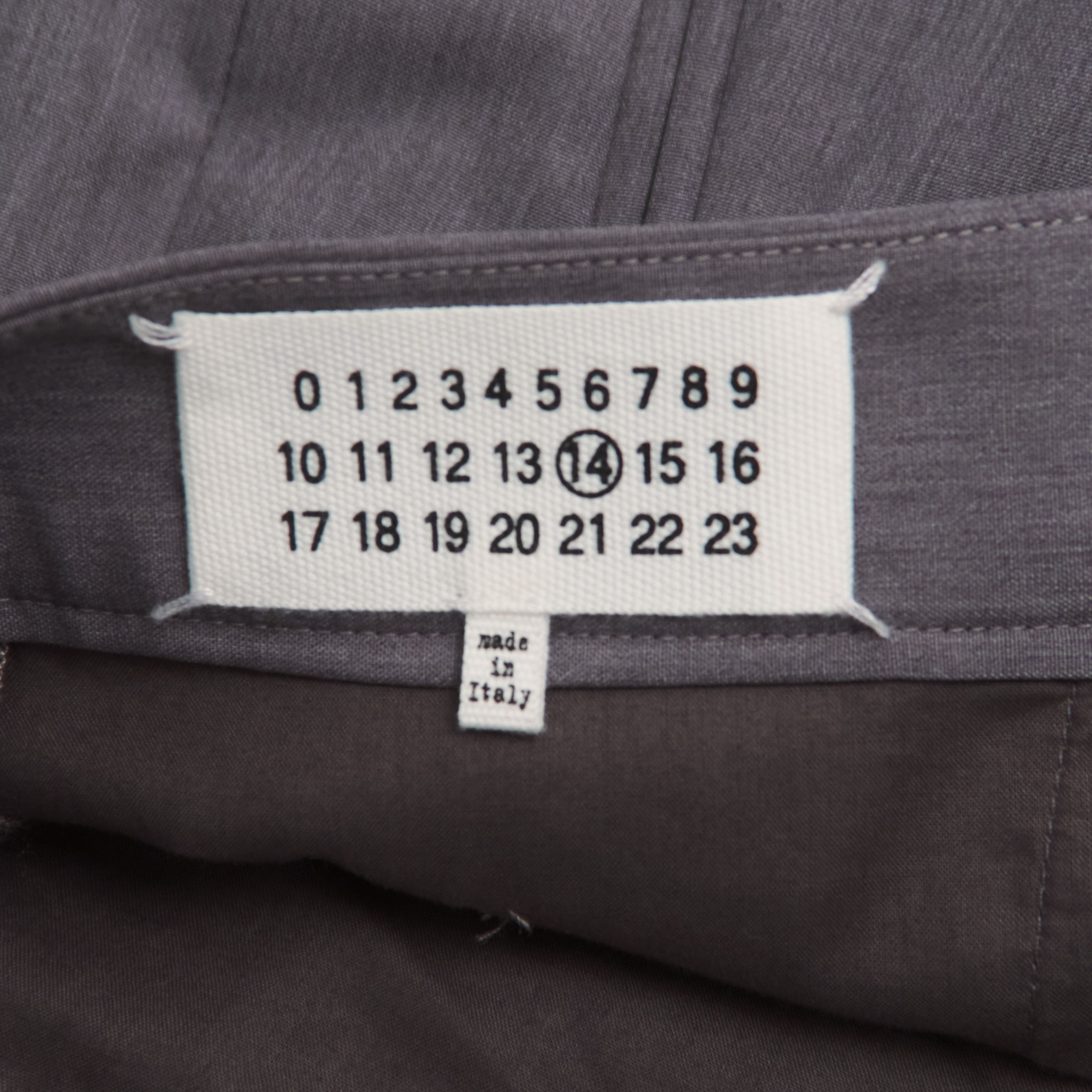Maison Margiela MAISON MARTIN MARGIELA GRAY SLIM DRESS PANT Size US 38 / EU 54 - 2 Thumbnail