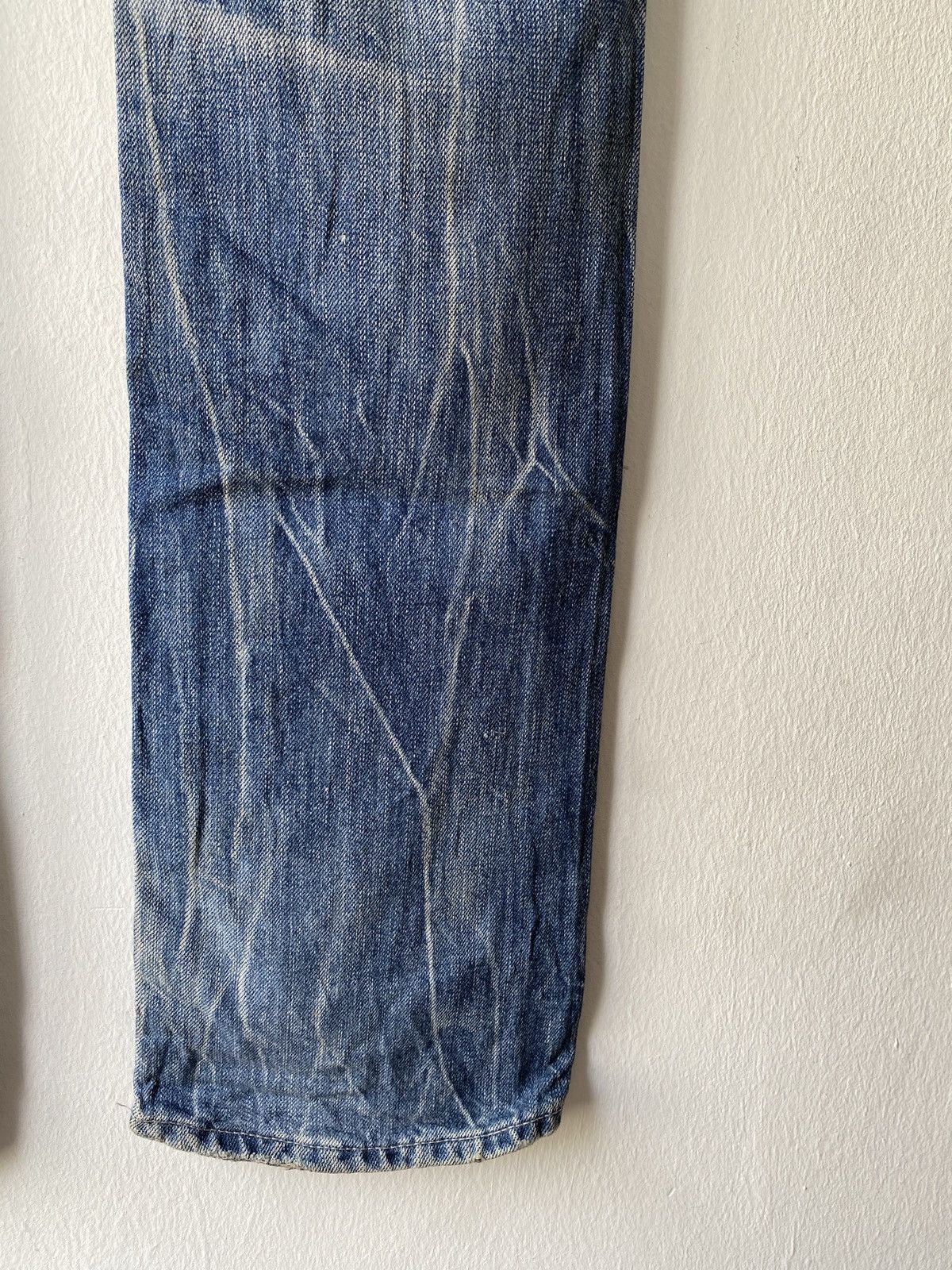 GOSTAR DE FUGA × Japanese Brand Japanese Vintage Gostar De Fuga Lighting Washed Denim Size US 31 - 12 Thumbnail
