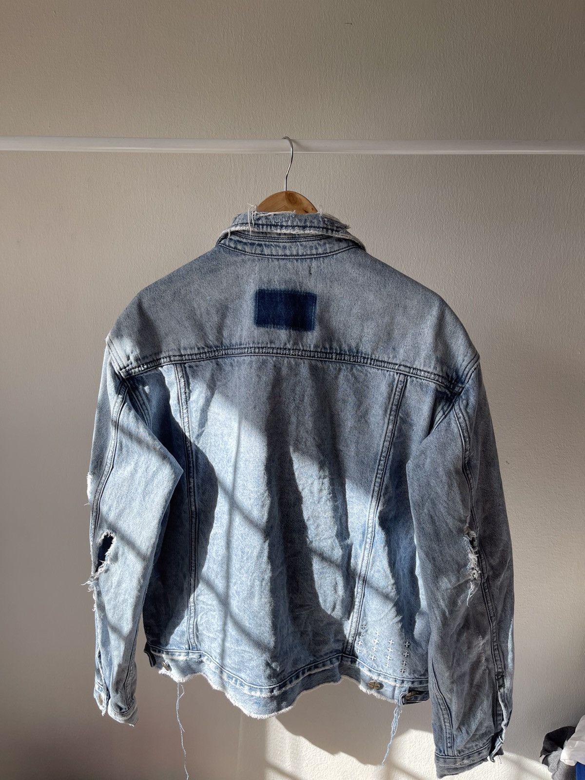 Ksubi Ksubi Distressed Denim Jacket a5 Size US L / EU 52-54 / 3 - 8 Thumbnail