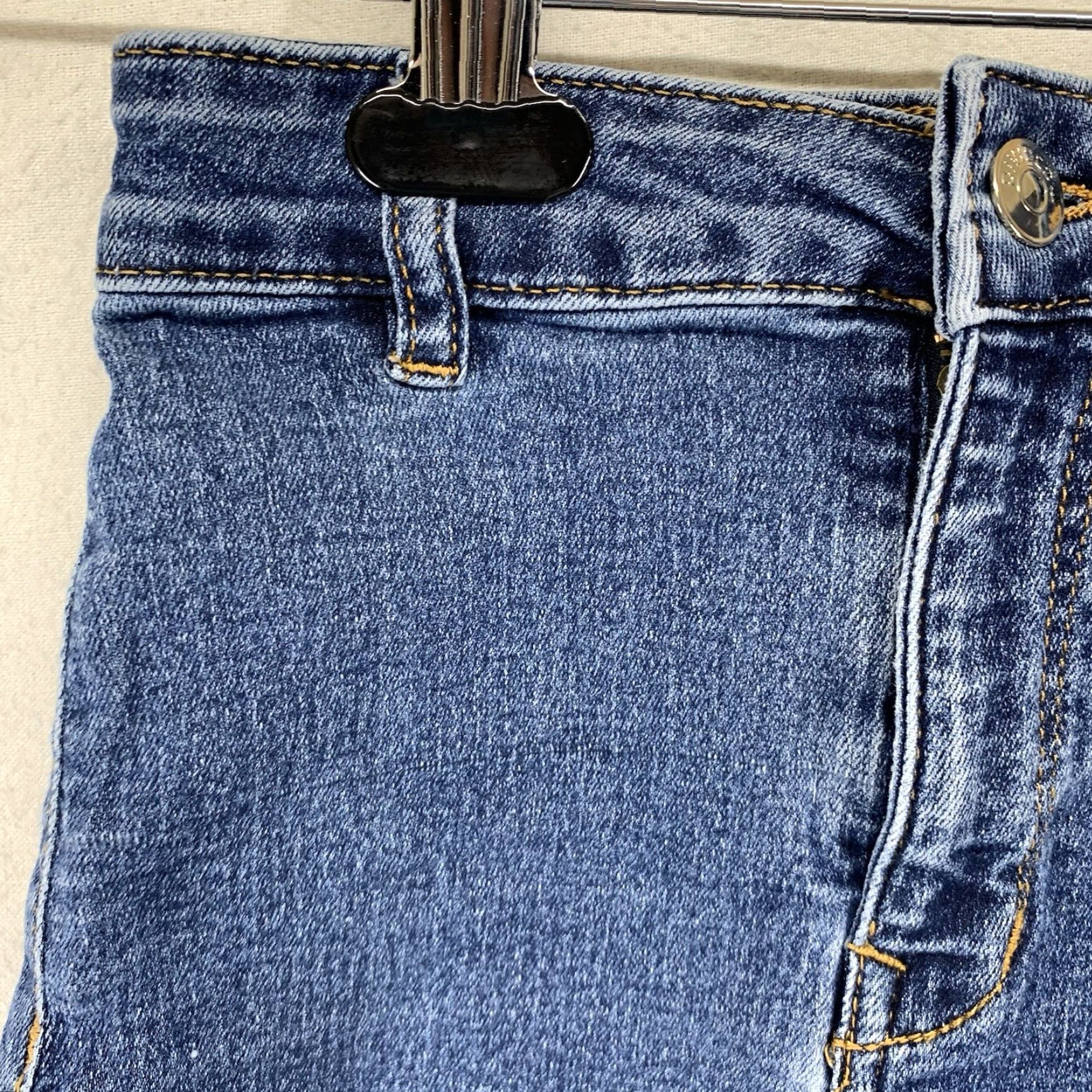H&M VINTAGE H&M Divided Women's High-Rise Denim Shorts Stretch Cotton Casual Holiday Beach US 4 Size 27" / US 4 / IT 40 - 6 Thumbnail