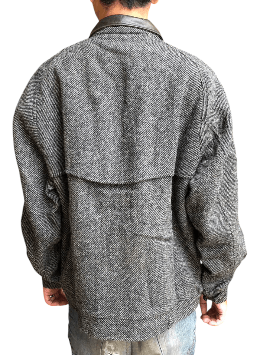 Burberry Vintage Burberrys Wool Jacket — Leather Collar Size US M / EU 48-50 / 2 - 14 Thumbnail