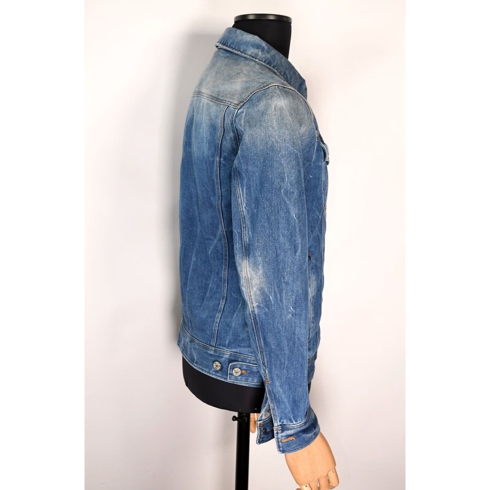 G-Star G-Star Slim Tailor 3D Denim Jacket L Mens Blue Jeans Jacket Size US L / EU 52-54 / 3 - 5 Thumbnail