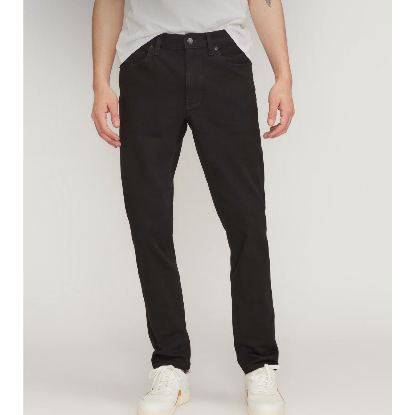 Everlane NWT Everlane The Slim Stretch Organic Jean Black Size 35x30 Size US 35 - 2 Thumbnail