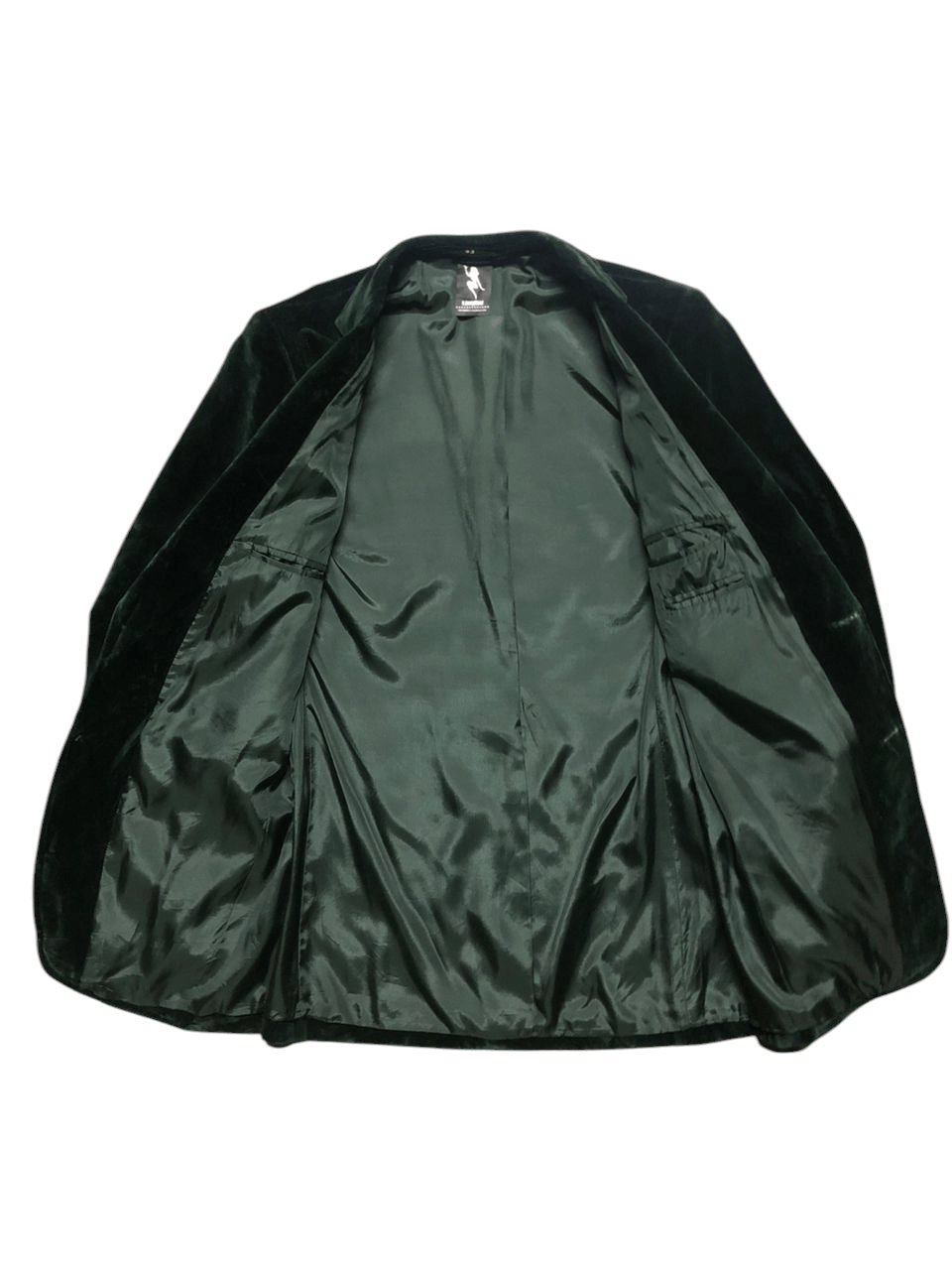 N.Hoolywood N.HoolyWood Green Velvet Blazer Design Cross Printed Size US S / EU 44-46 / 1 - 3 Thumbnail