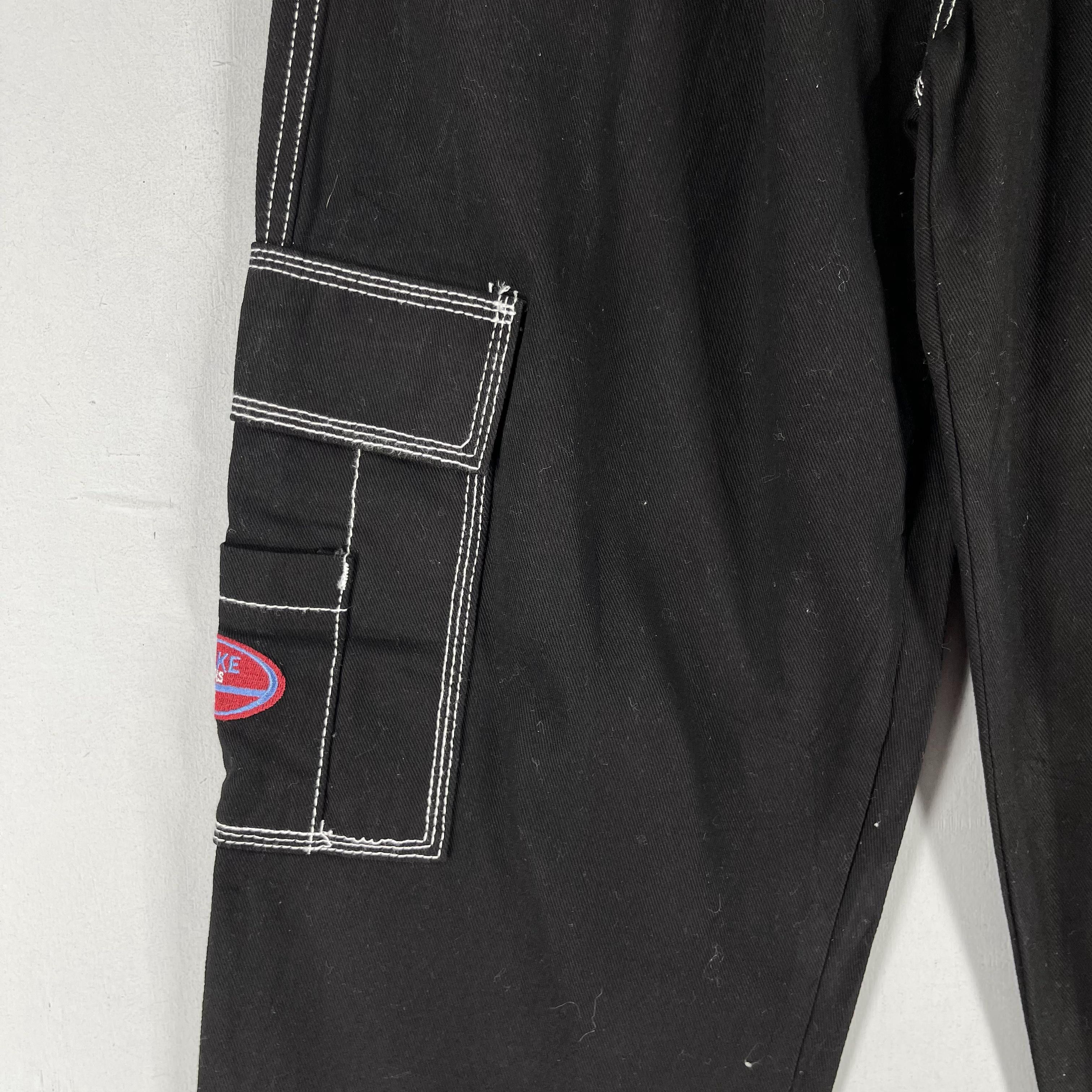Japanese Brand Vintage Wake Jeans Baggy Hip Hop Multi Pocket Cargo Pant Size 26" / US 2 / IT 38 - 3 Thumbnail