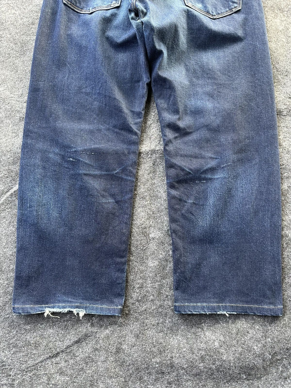 JNCO × Levi's × Levi's Vintage Clothing Vintage Levi’s 505 Baggy Crop Denim D324 Size US 33 - 7 Thumbnail