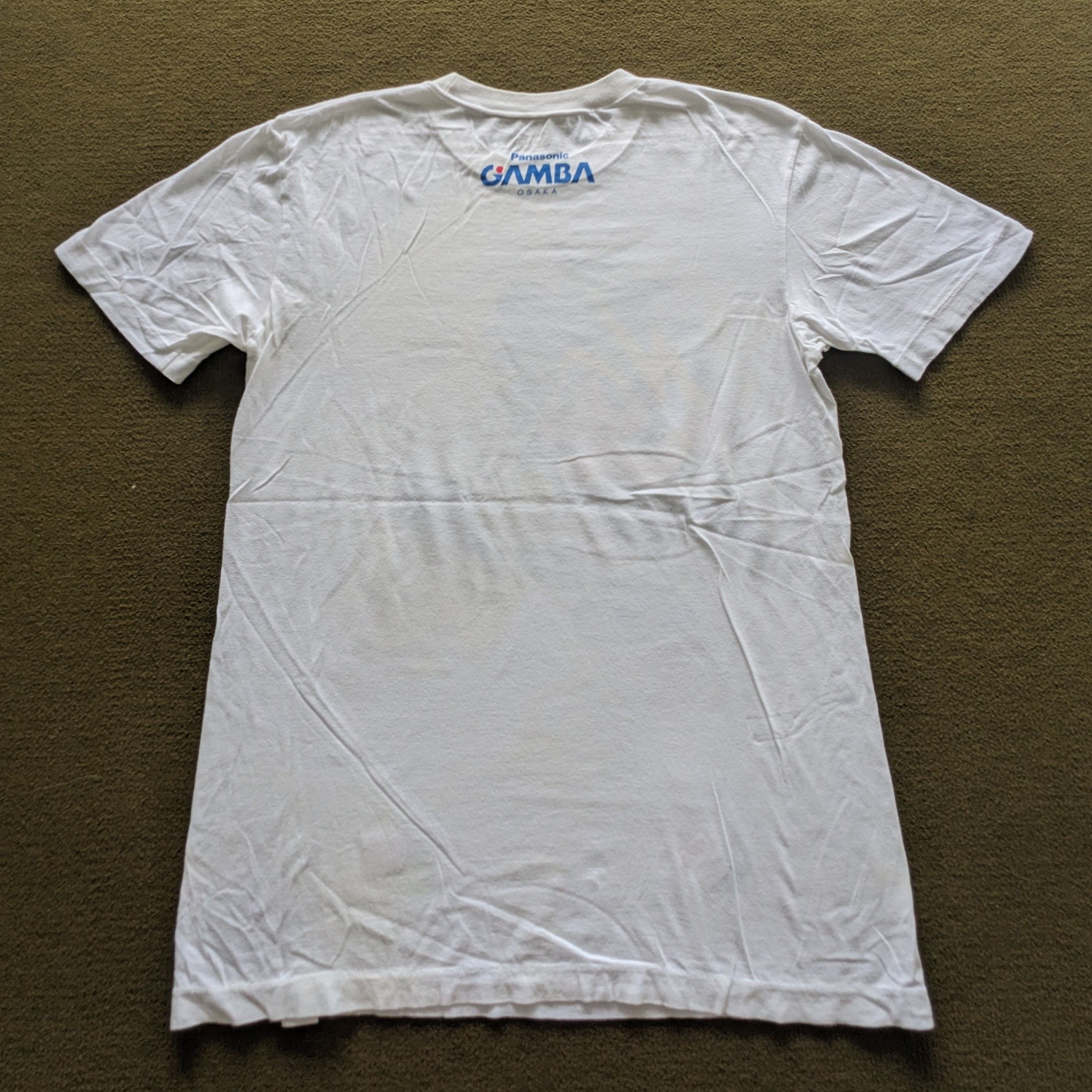 NFL Vintage 90's PANASONIC GAMBA OSAKA Football Club T-shirt Size US M / EU 48-50 / 2 - 3 Thumbnail