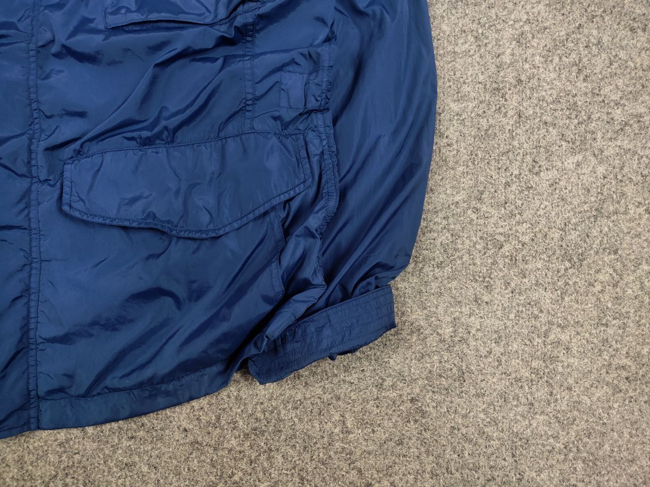 Strellson Strellson Design Nylon Polyamide Blue Pocket Zip Jacket Size US M / EU 48-50 / 2 - 6 Thumbnail