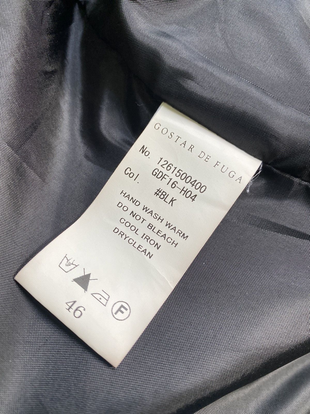 GOSTAR DE FUGA Vintage Gostar De Fuga Official Salting Black Jacket Size US S / EU 44-46 / 1 - 9 Thumbnail